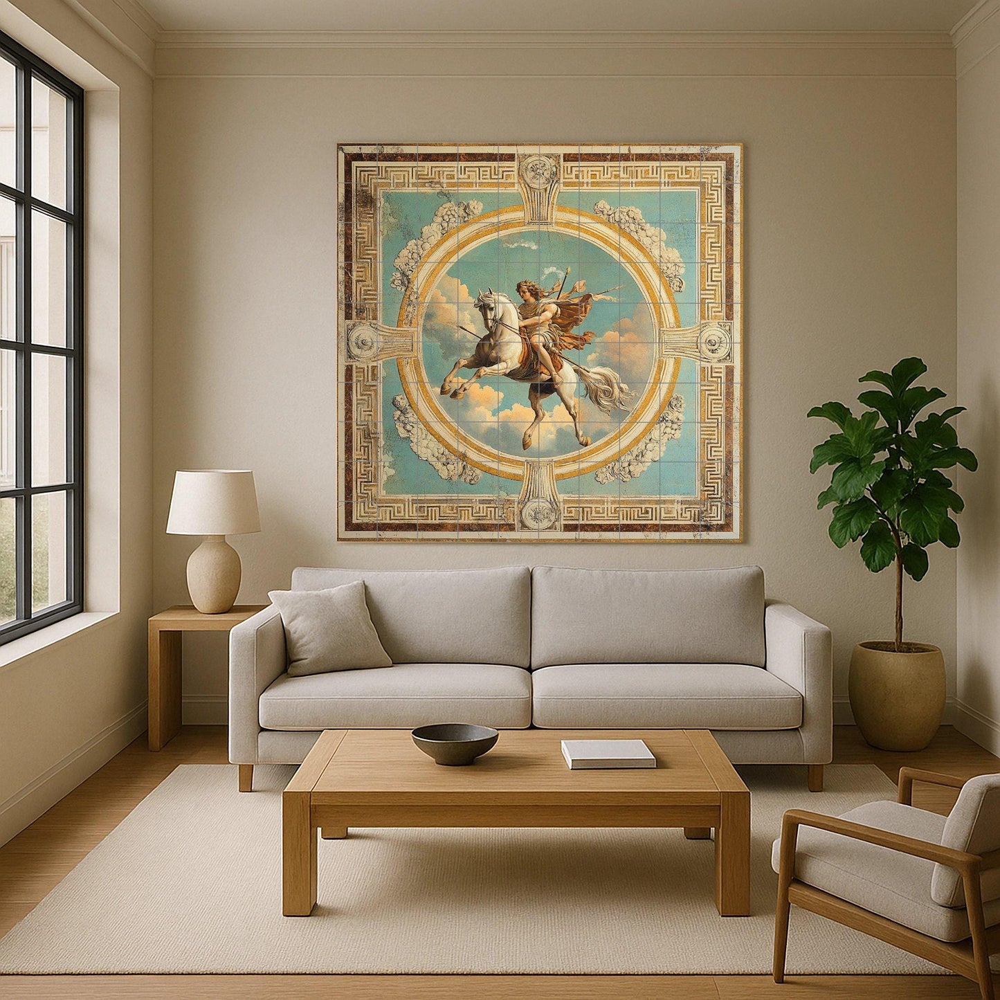 Mitología Classique · Fresque Céramique — Décor de Légende Antique