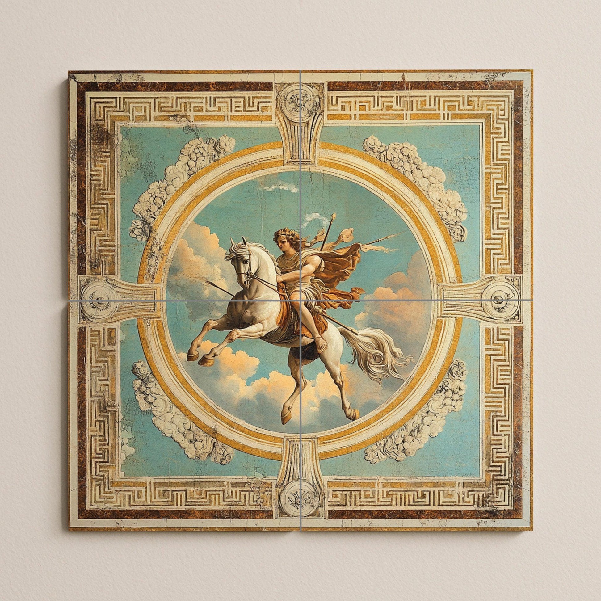 Mitología Classique · Fresque Céramique — Décor de Légende Antique