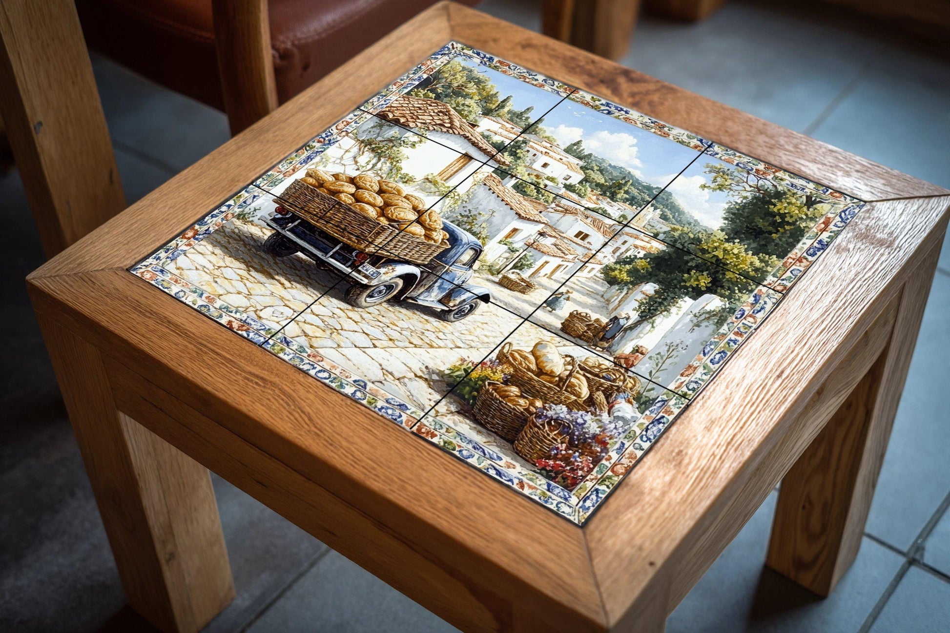 A Village of the sur of Italy — Cityscape in Tile · Ceramic Tile Mural