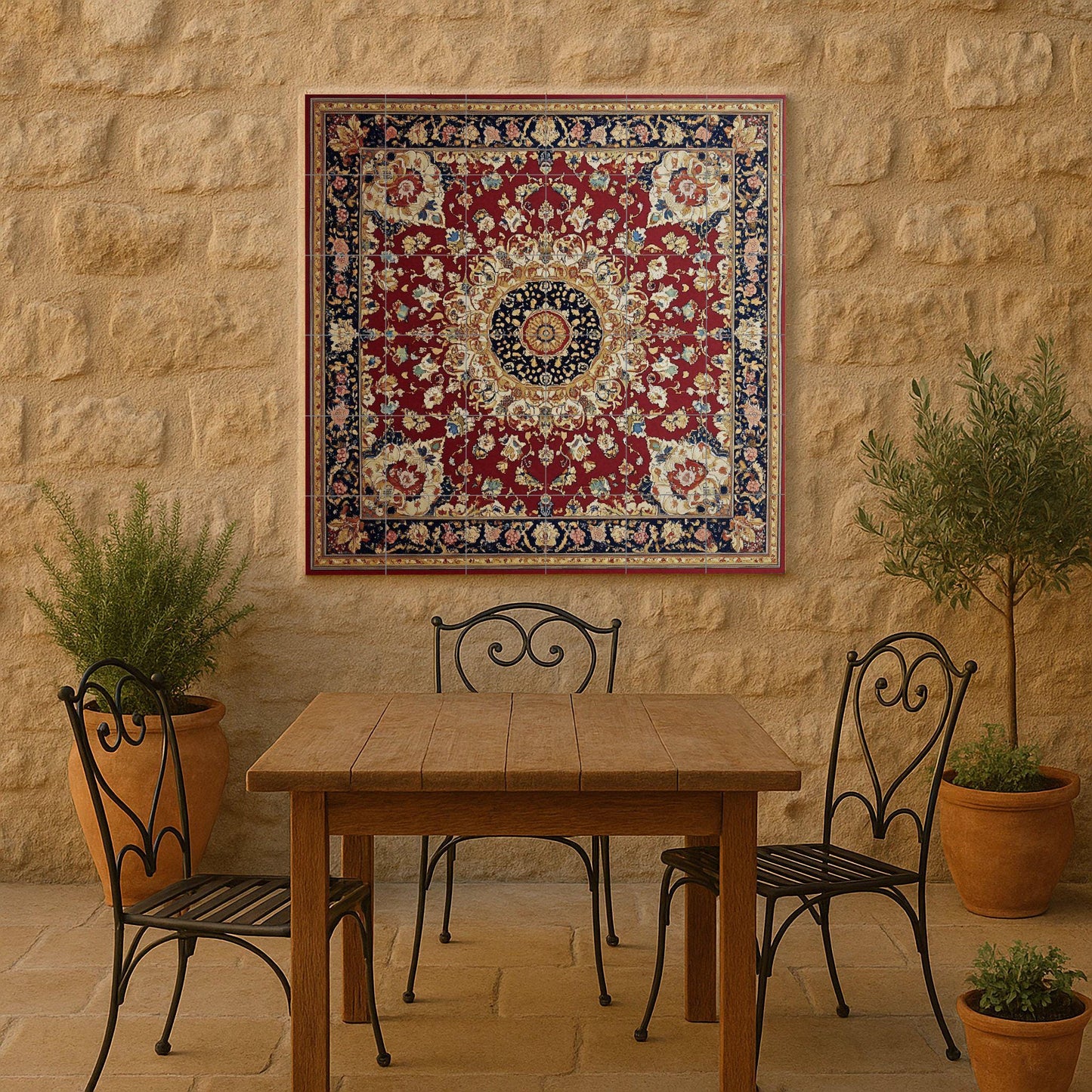 Heritage Persian — Folk & Ornamental Art · Tile Wall Art