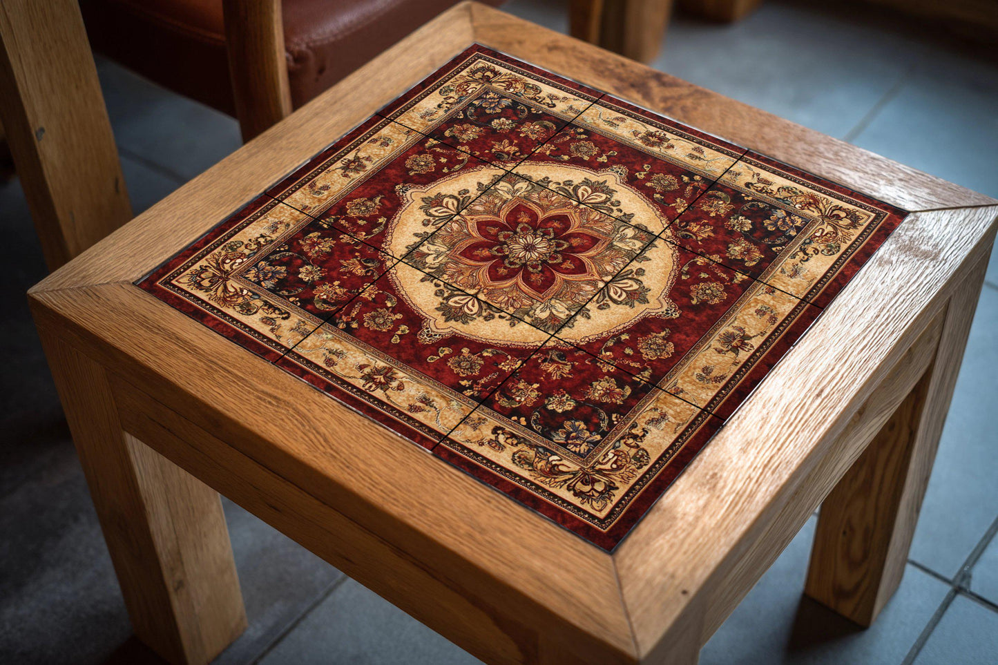 Persian — Botanical Landscape · Ceramic Tile Mural