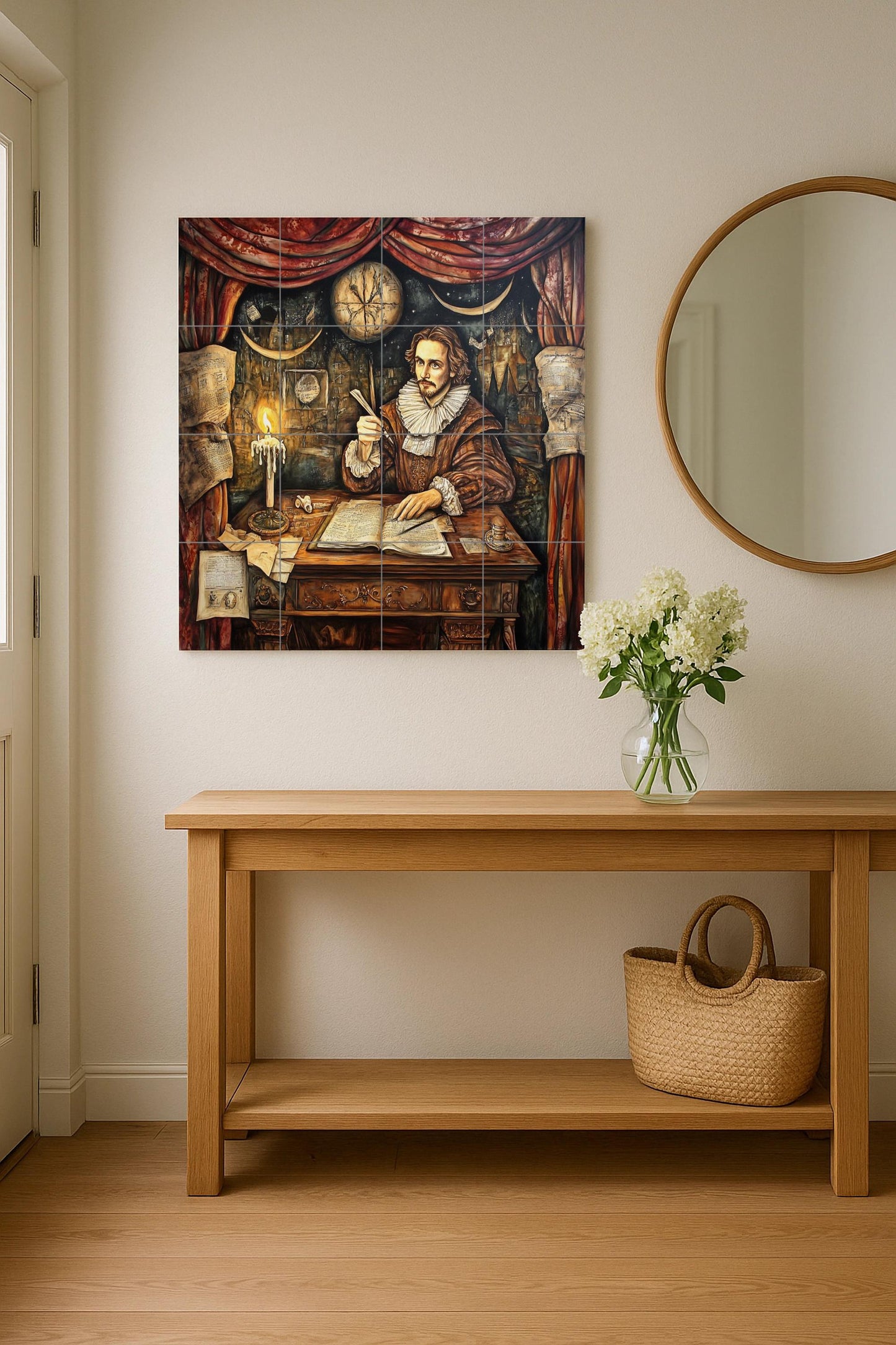 Shakespeare — Decorative Pattern Mural · Tile Wall Art