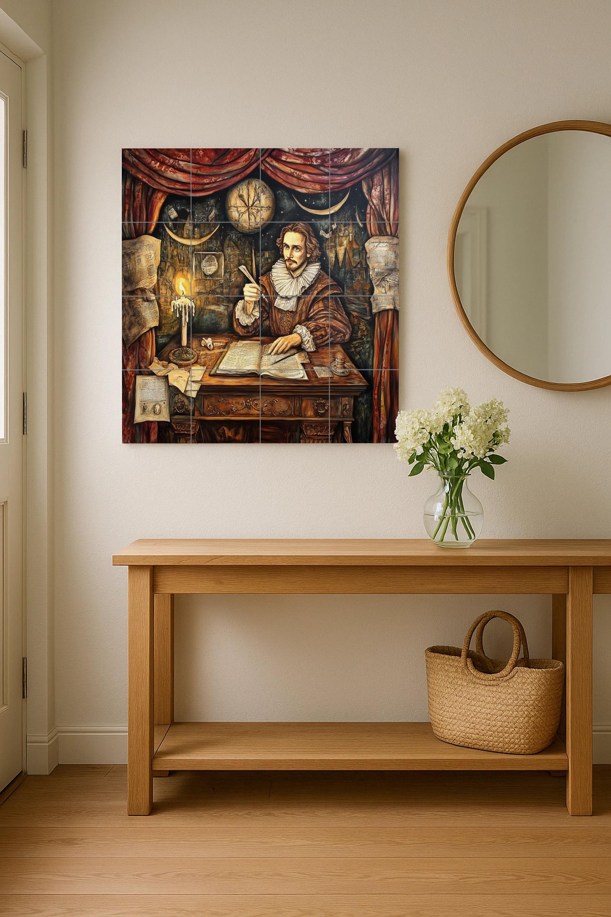 Shakespeare — Decorative Pattern Mural · Tile Wall Art
