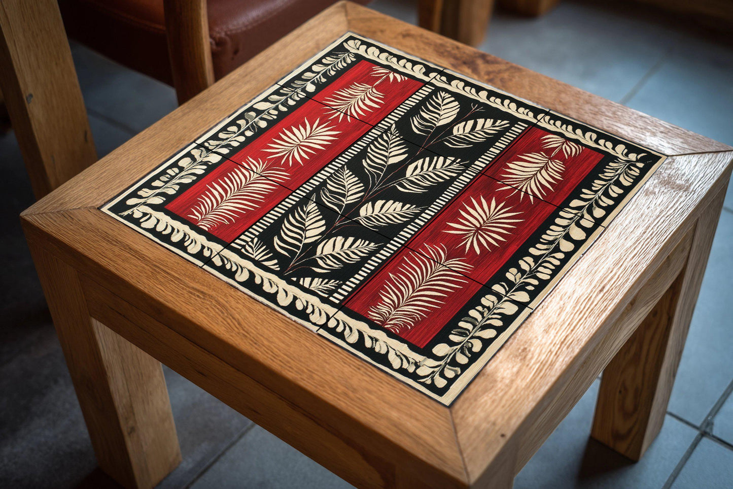 Textil granate de Surinam — Fresque Murale en Carreaux de Céramique · Fresque à Motifs Décoratifs
