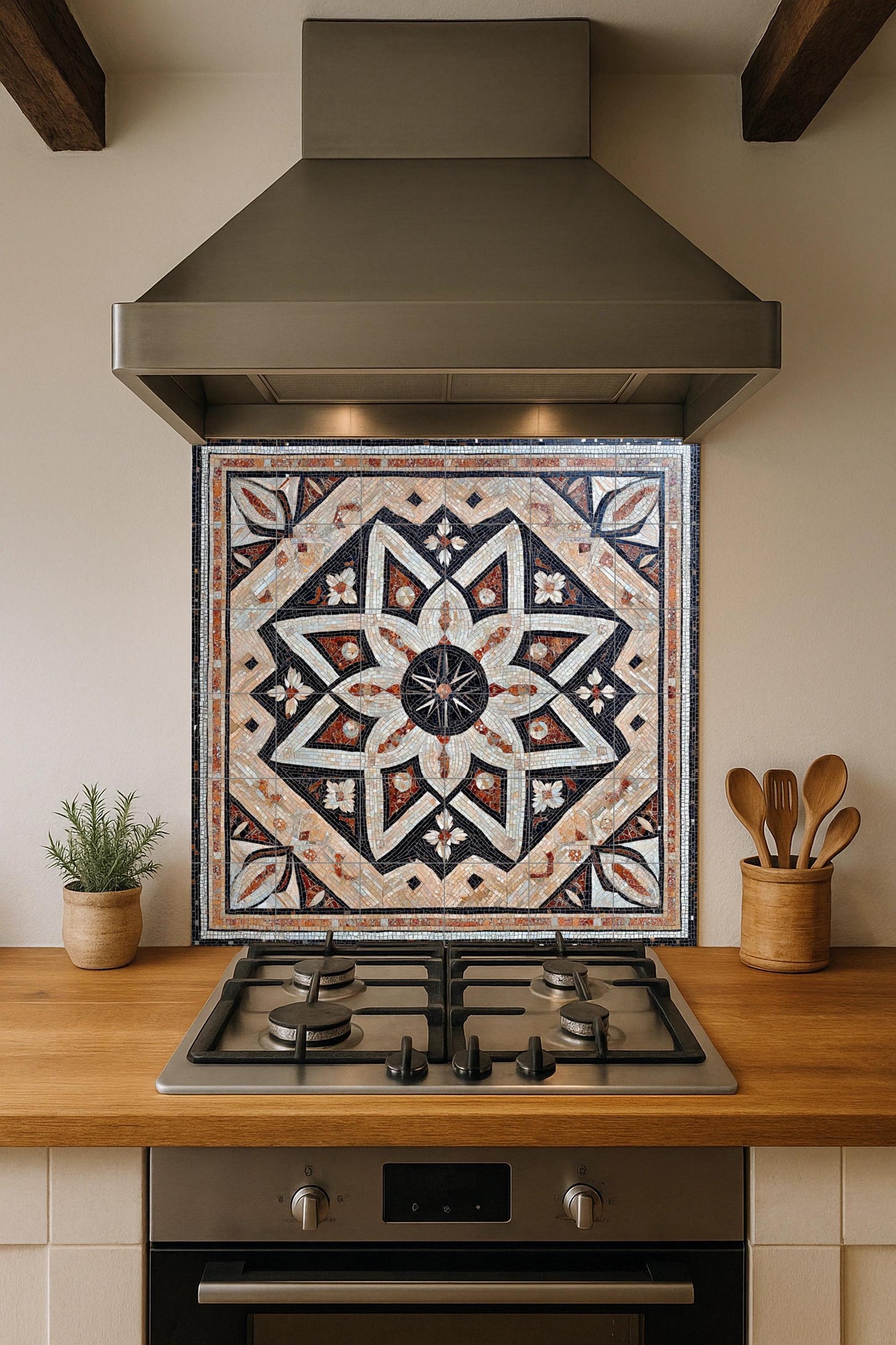 Mosaic sirio · Ceramic Wall Mural — City & Landmark Art
