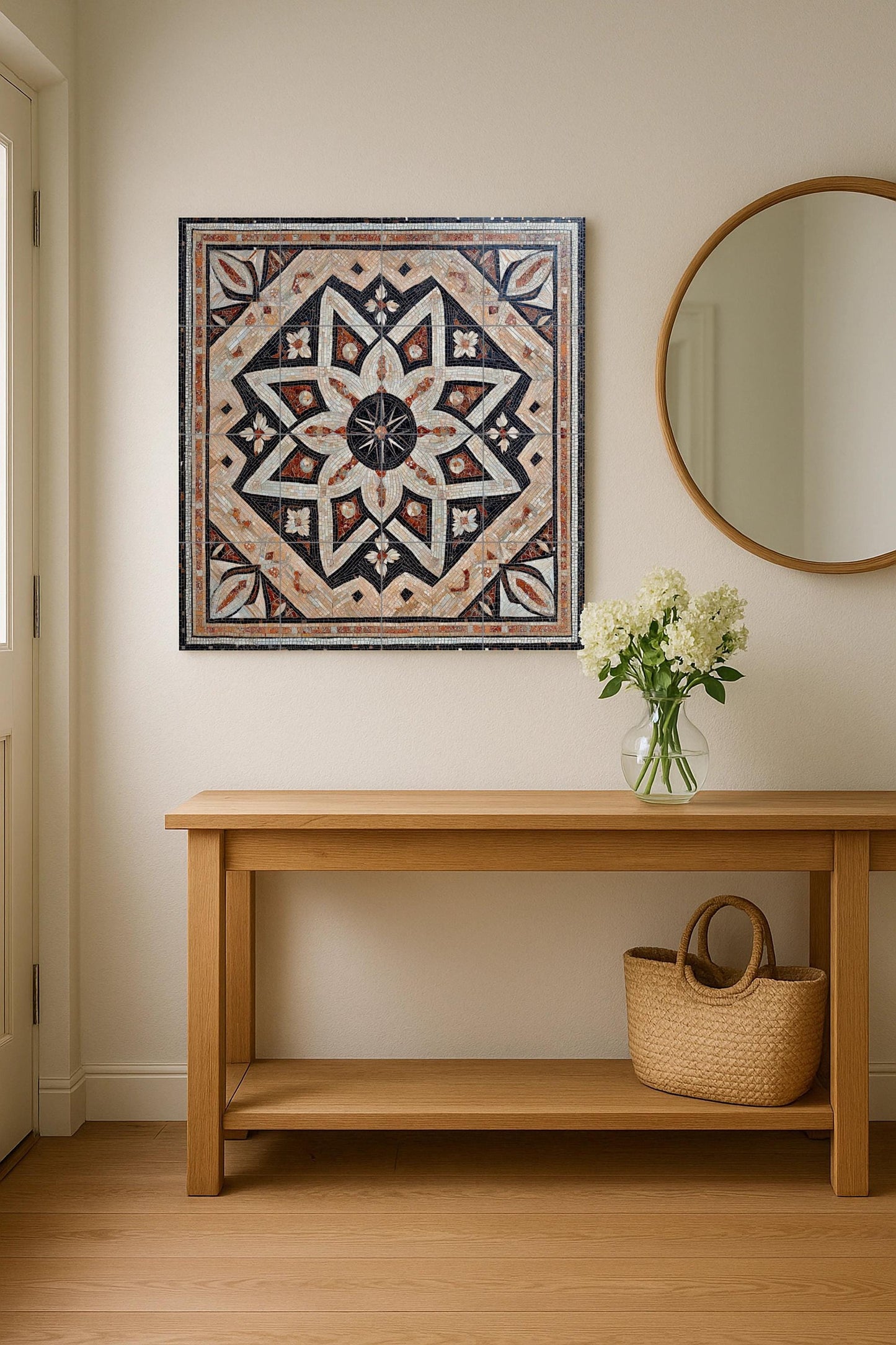 Mosaic sirio · Ceramic Wall Mural — City & Landmark Art