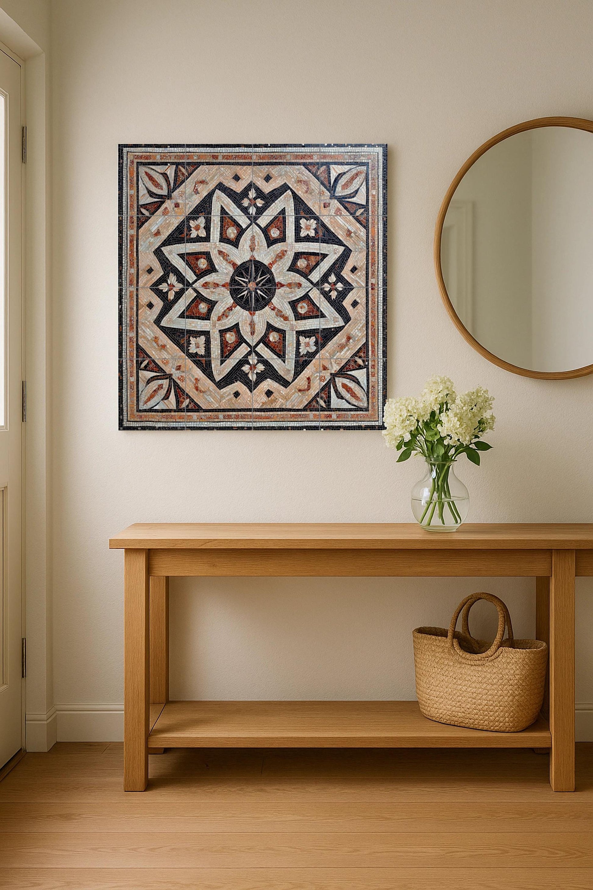 Mosaic sirio · Ceramic Wall Mural — City & Landmark Art
