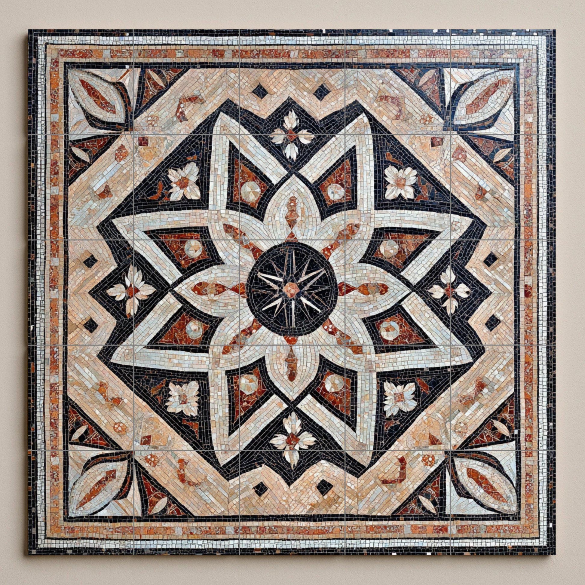Mosaic sirio · Ceramic Wall Mural — City & Landmark Art
