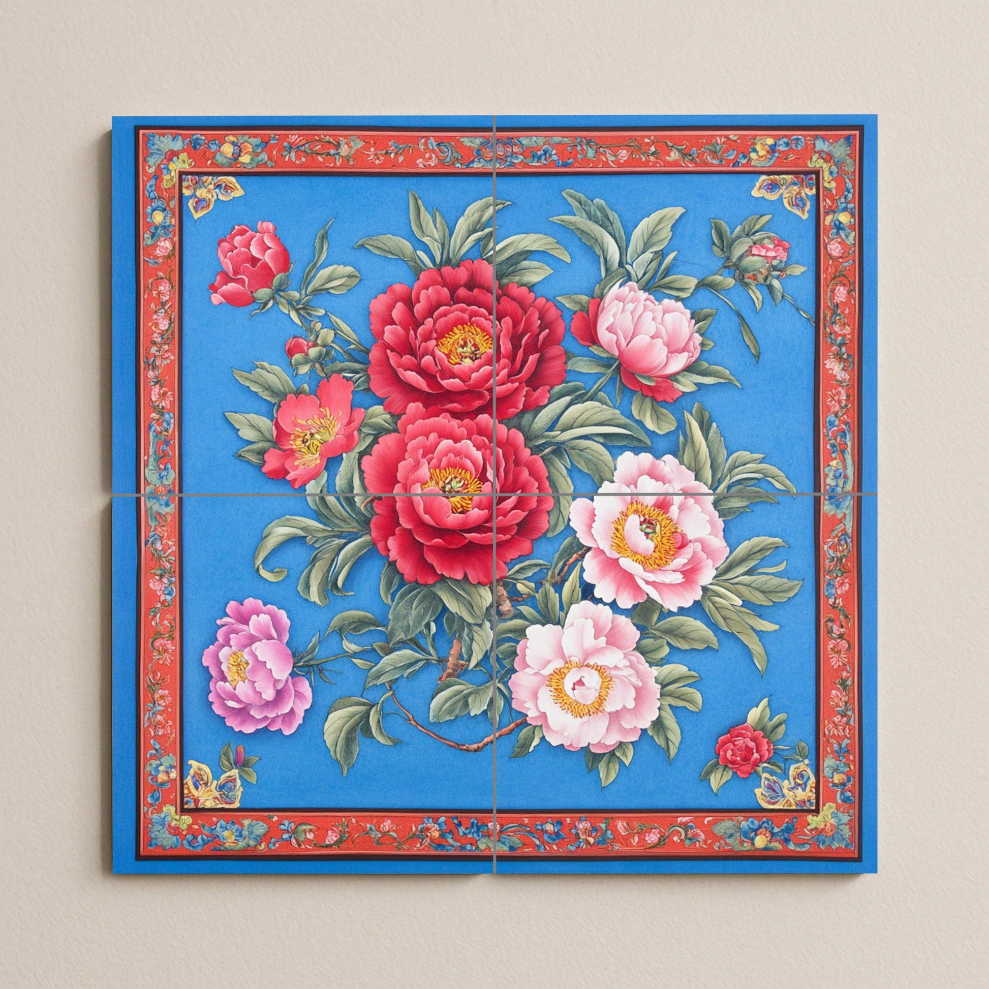 Fliesenbild Gran Wandbild Floral von cerámica — Blumen & Landschaften
