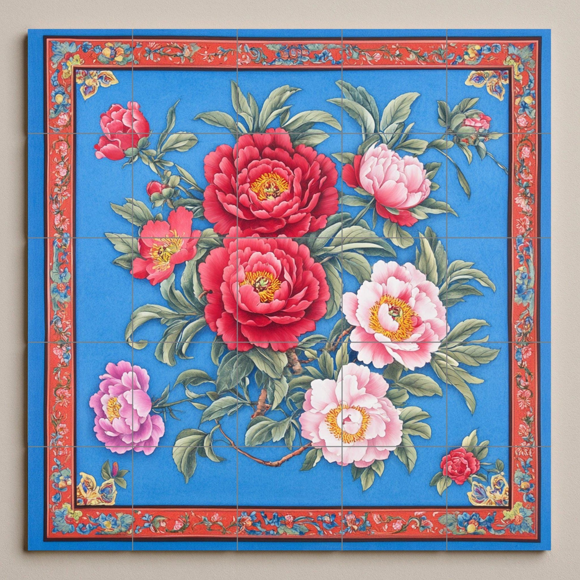 Fliesenbild Gran Wandbild Floral von cerámica — Blumen & Landschaften