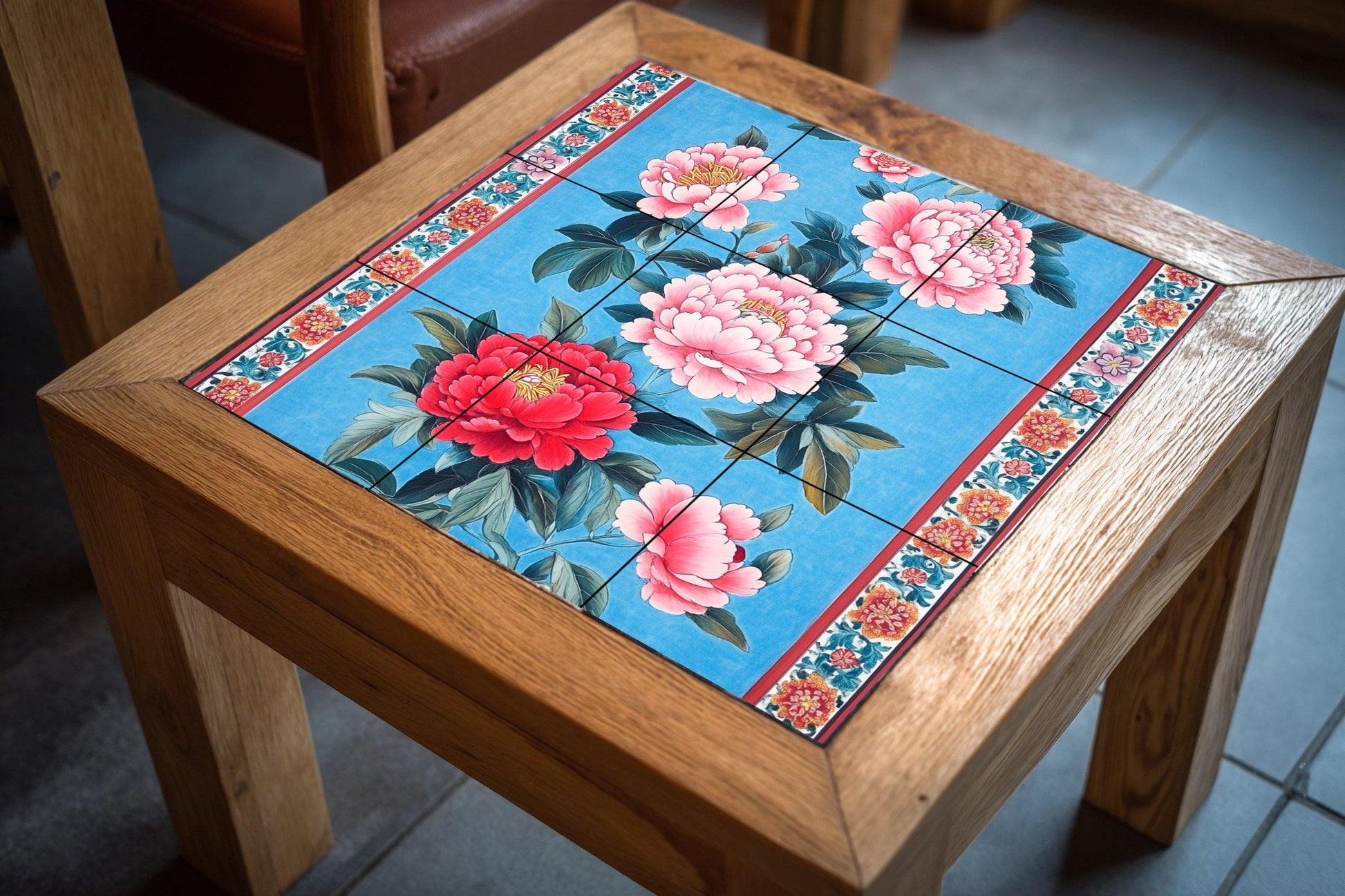 Taiwanés — Botanical Landscape · Ceramic Tile Mural