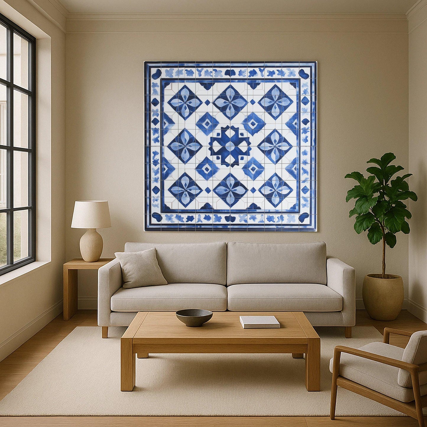 Tunecino — Sea & Coastal Art · Ceramic Tile Mural
