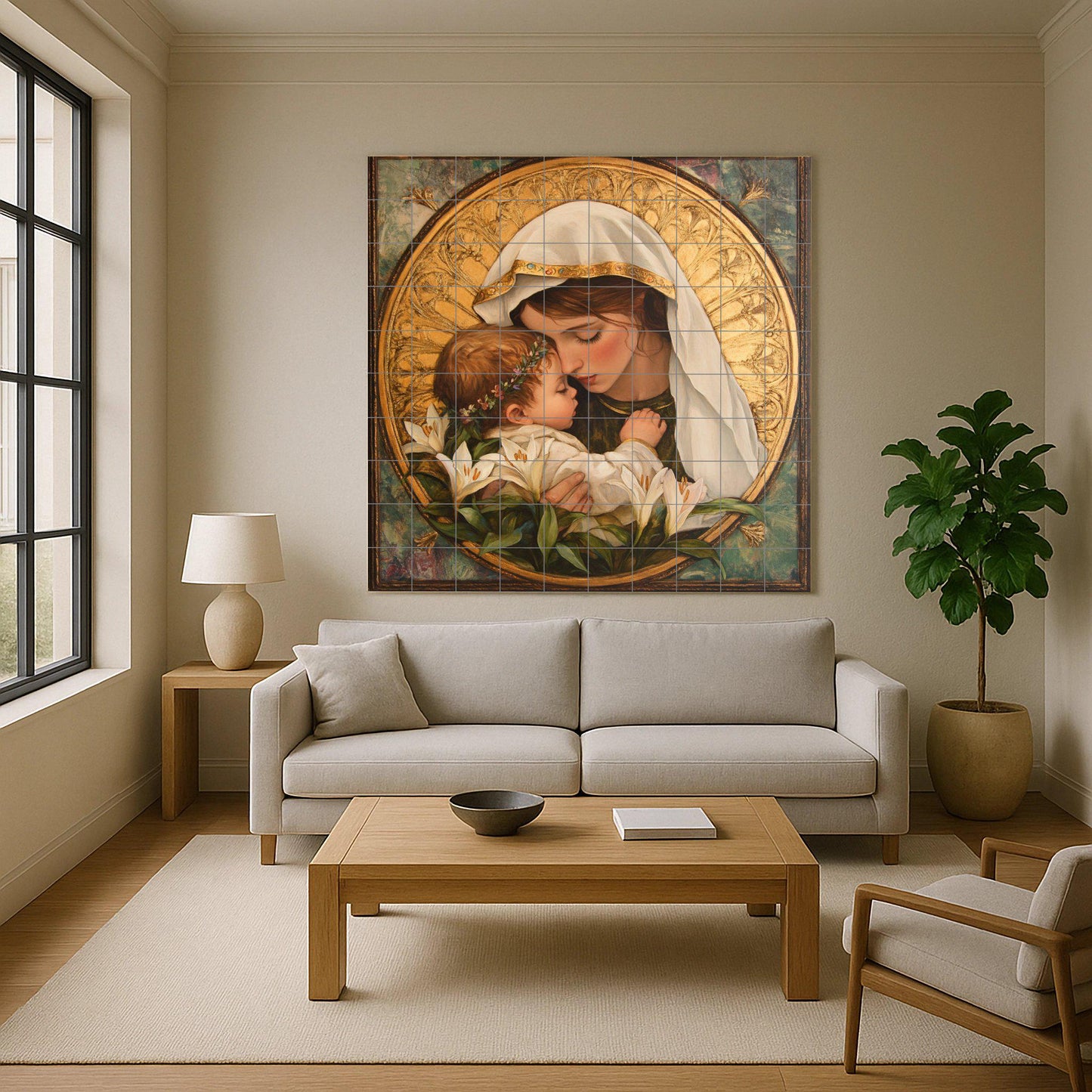 Mariano — Fliesen-Wandbild aus Keramik · Sakrale & Religiöse Kunst