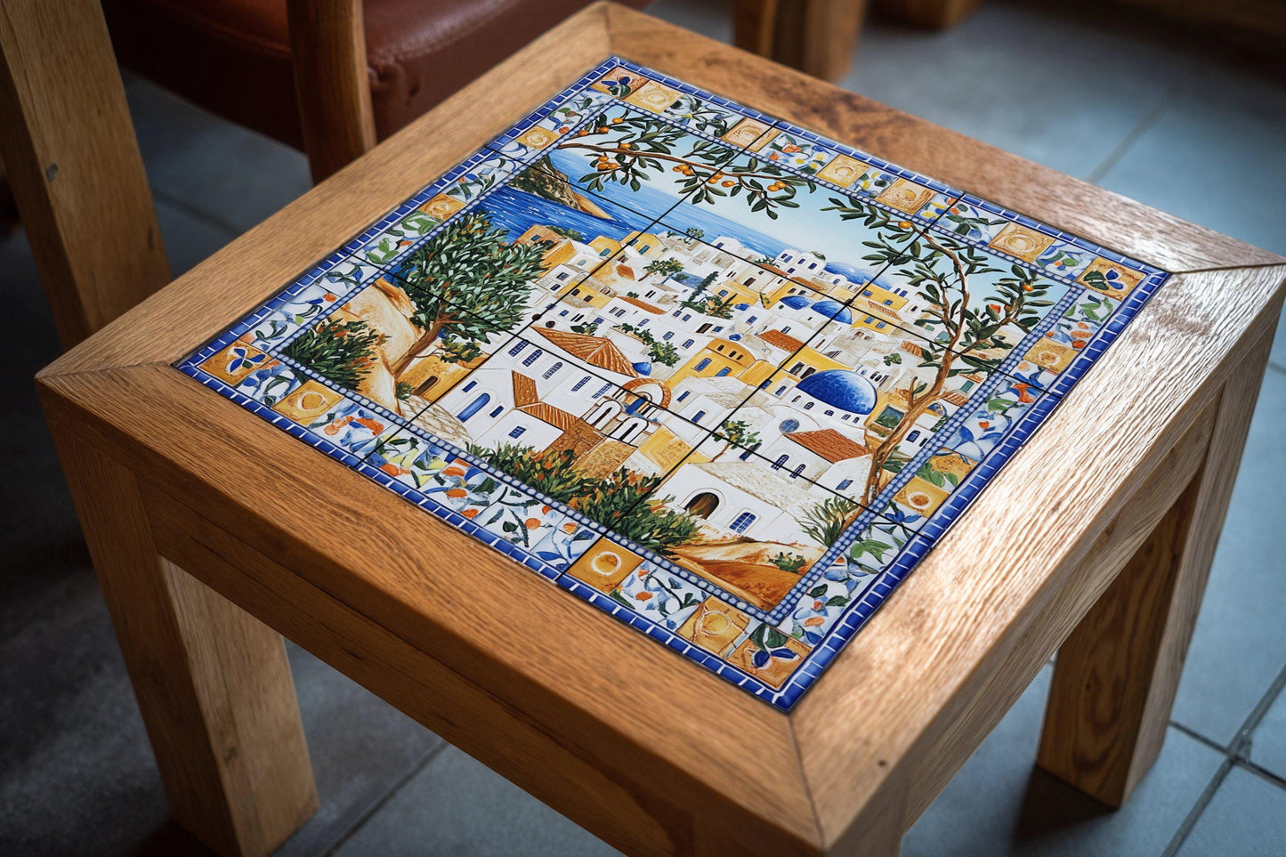 Symi · Ceramic Wall Mural — Travel Wall Décor