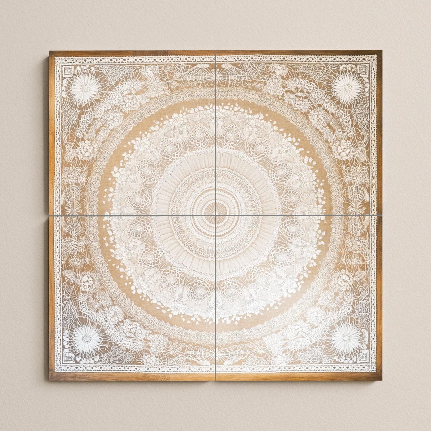 Fliesenbild Mandala elegante para pared, panel decorati — Landhausküchen-Kunst