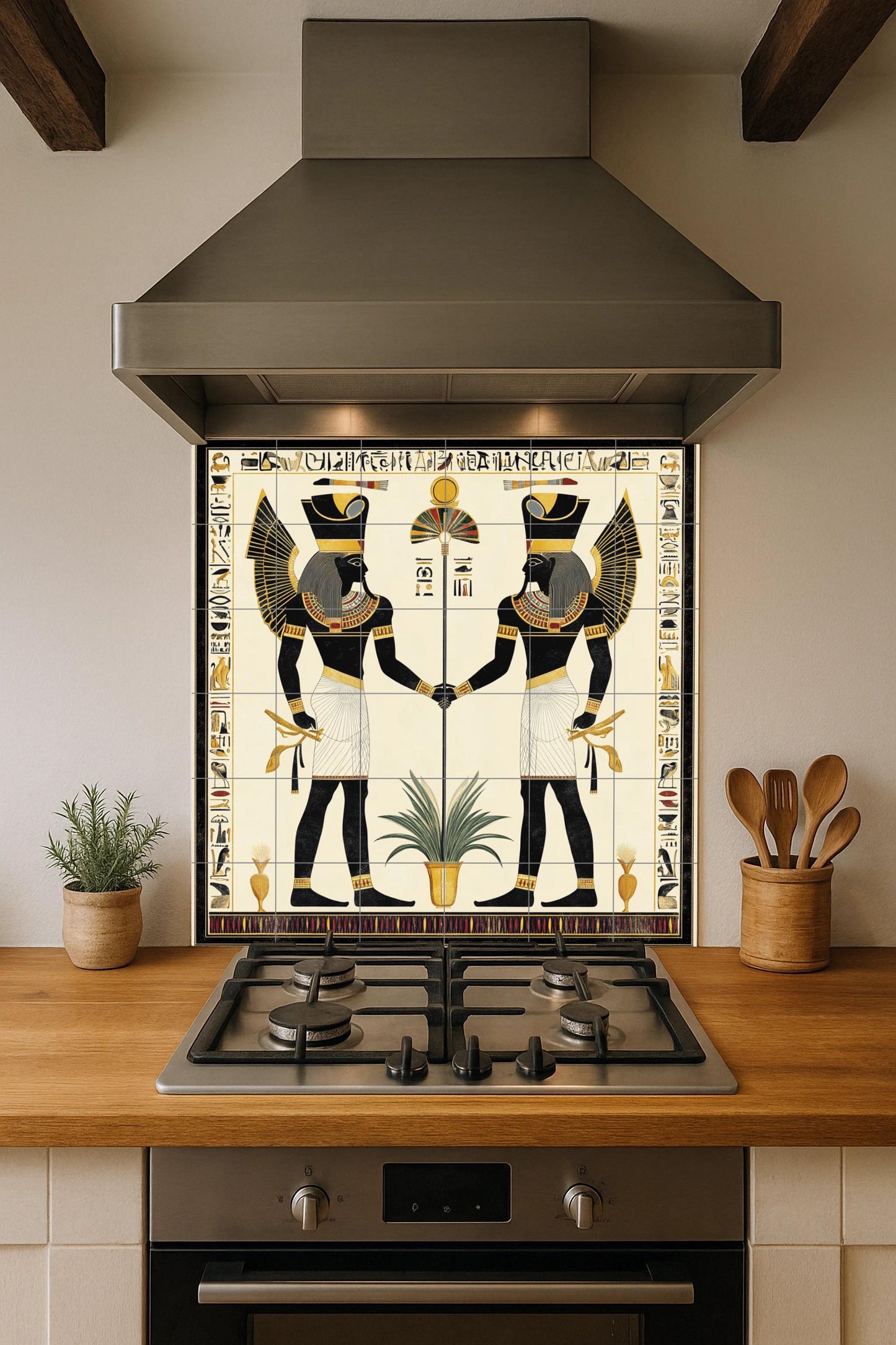 Fliesenbild Des Antik Egipto — Antiker Sagen-Dekor