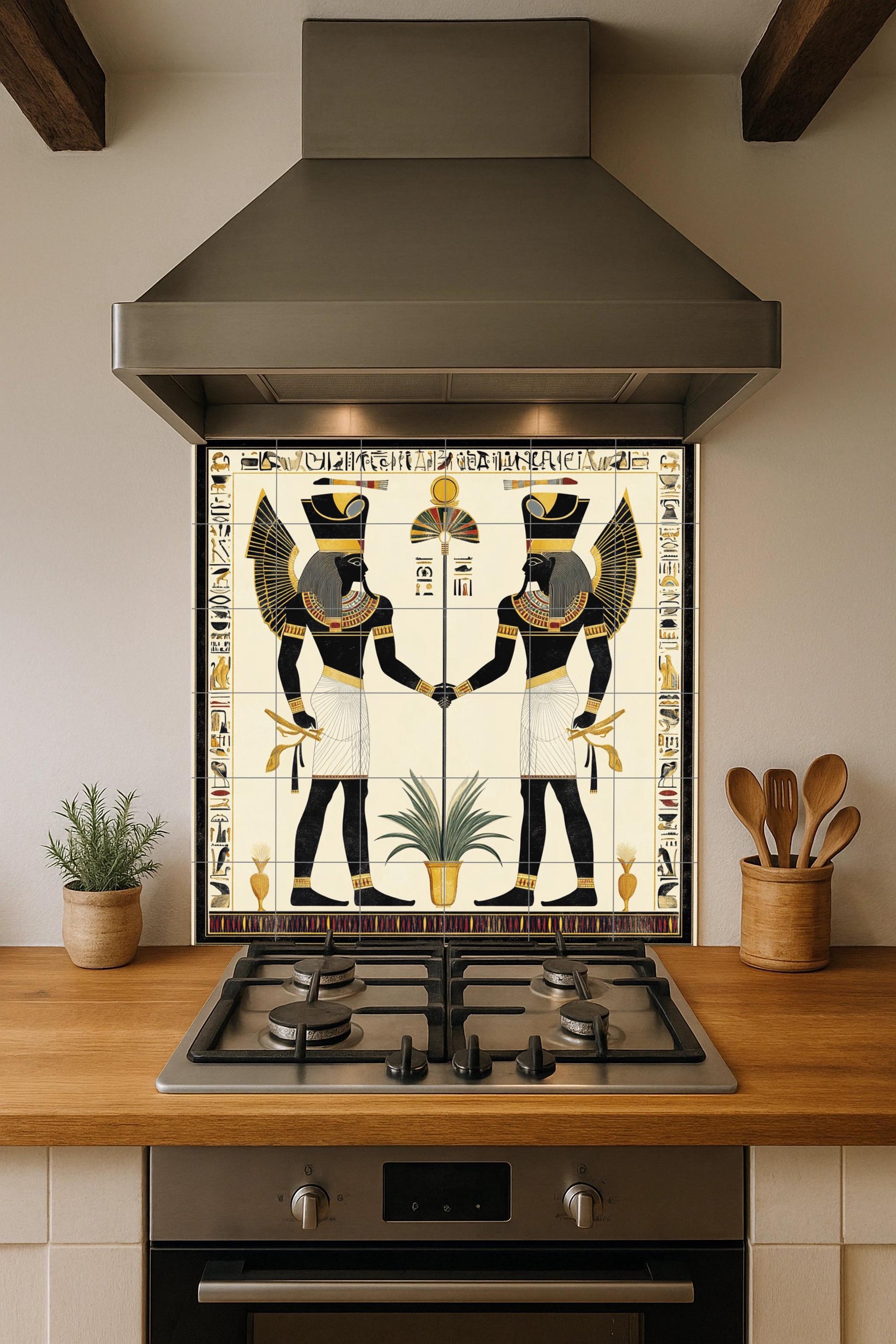 Fliesenbild Des Antik Egipto — Antiker Sagen-Dekor