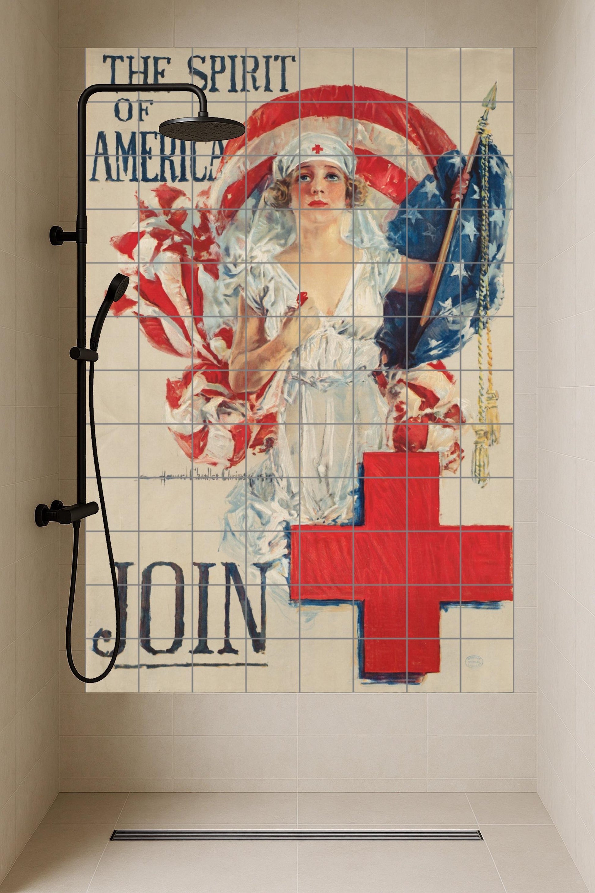Ceramic Tile Mural: Spirit of América — Sacred & Religious Art