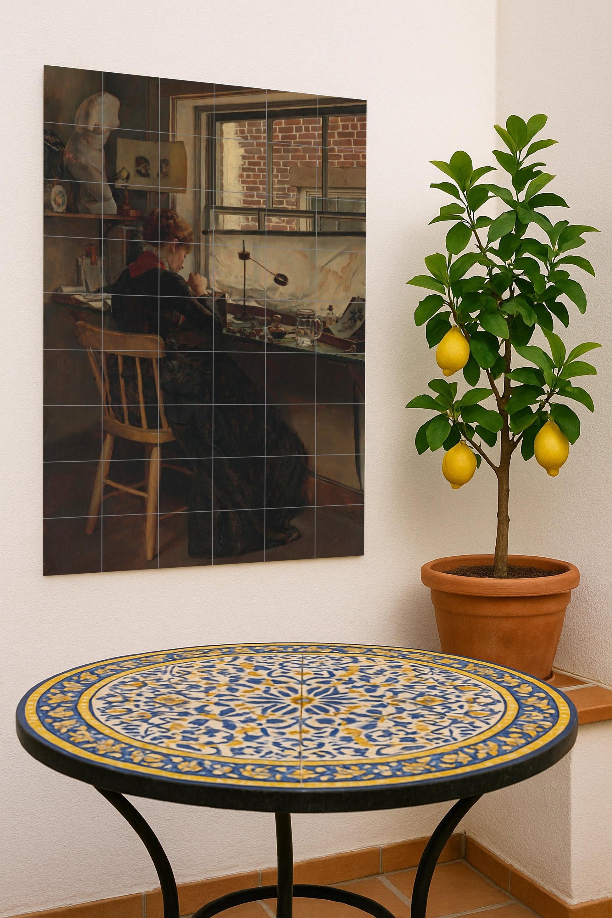 Atelier · Fresque Céramique — Décor d'Art Populaire