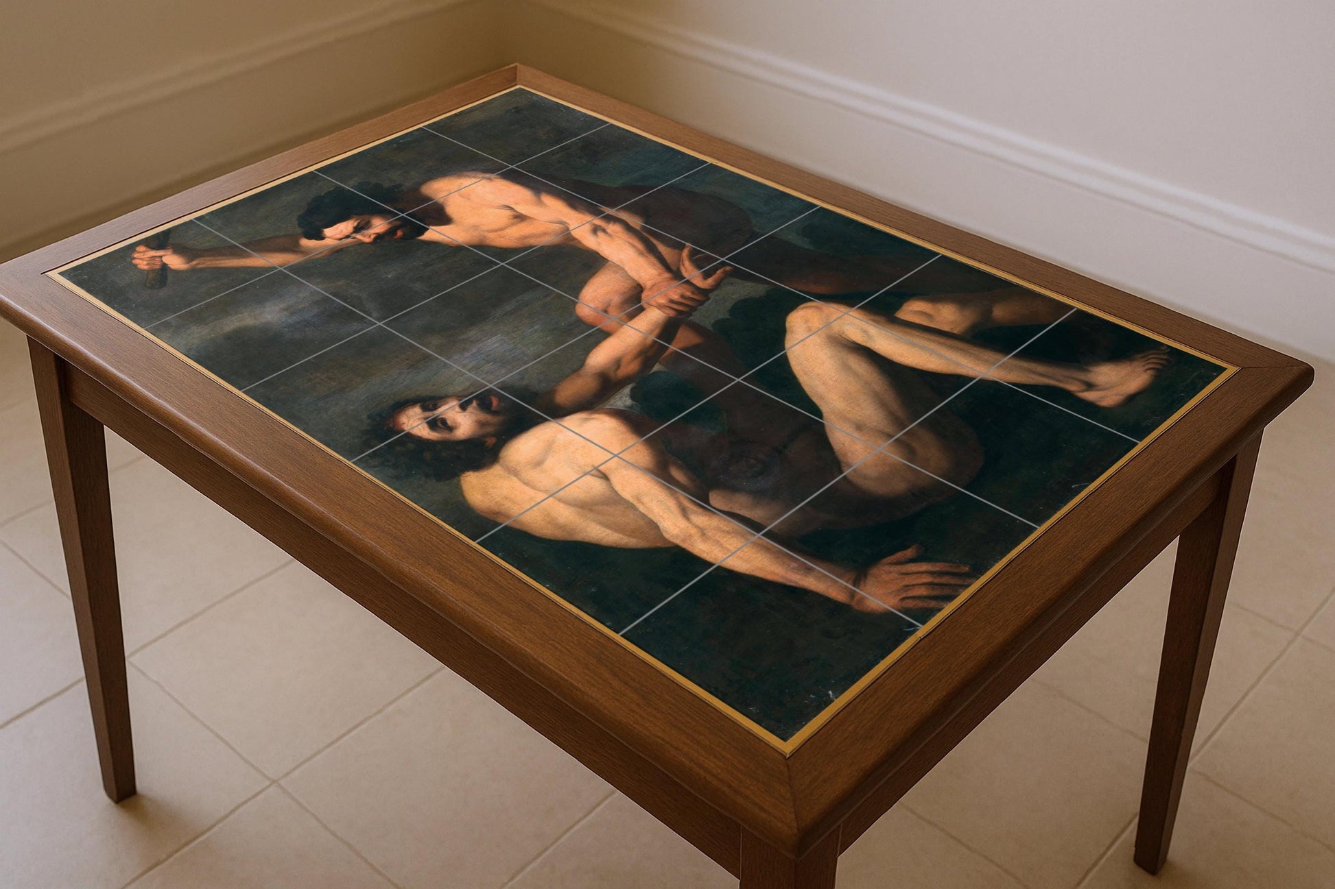 Caín e Abel · Murale Ceramico — Arte Cristiana da Parete