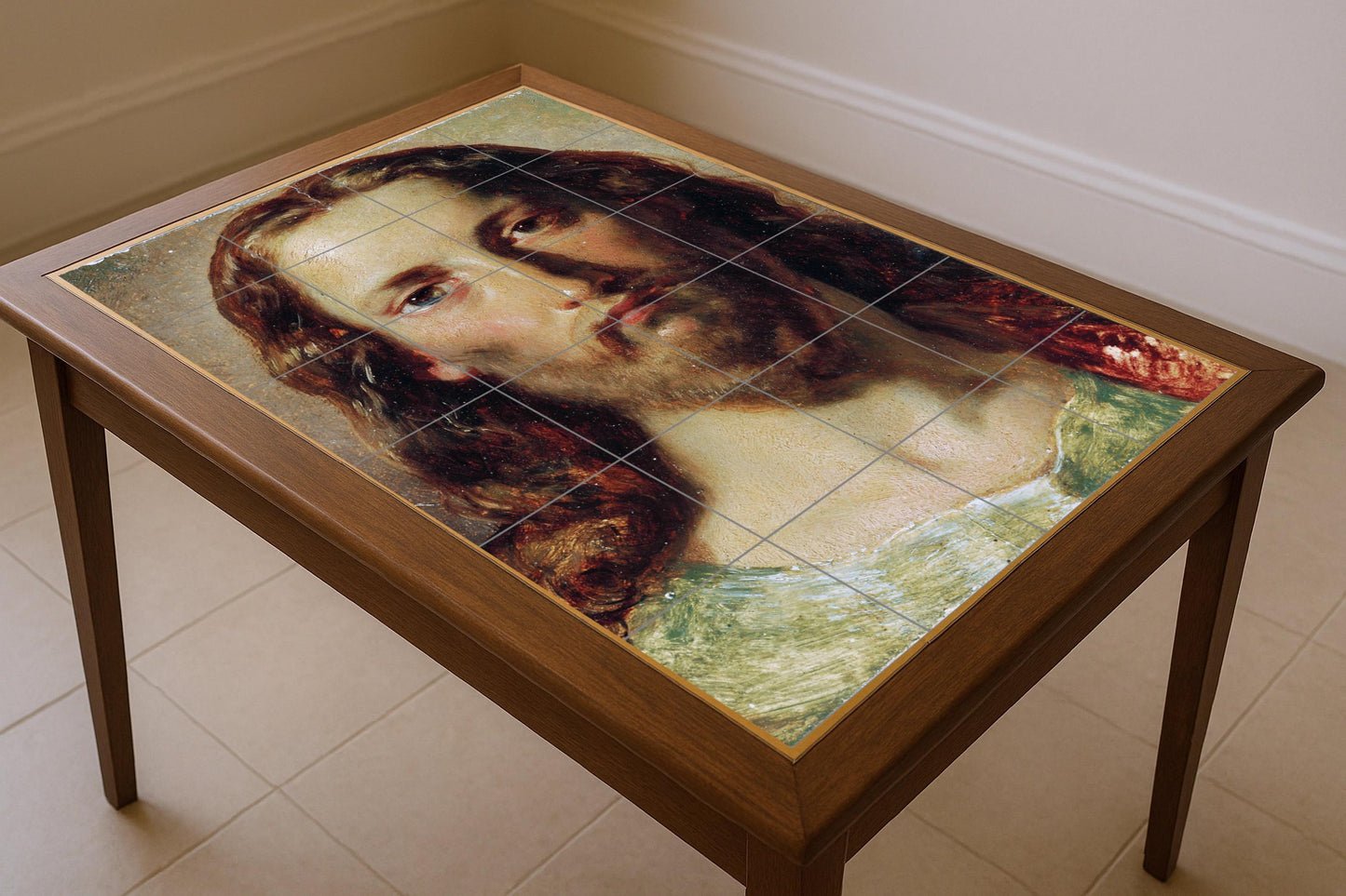 Rostro de Cristo — Cerámica de Jesús en estilo clásico