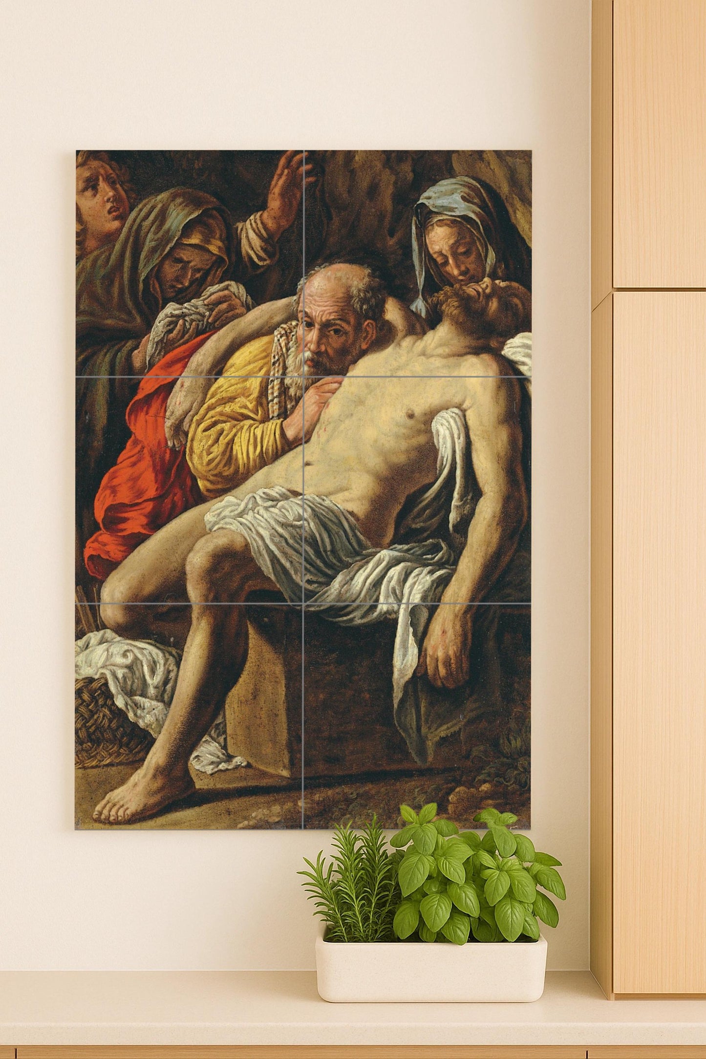 La lamentación sobre Cristo muerto de Andrea Mantegna