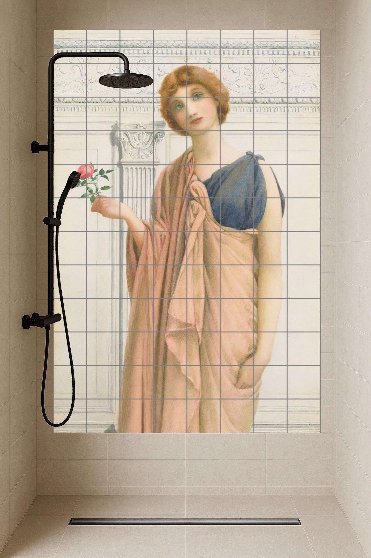 Grace and quietud · Ceramic Wall Mural — Decorative Pattern Mural