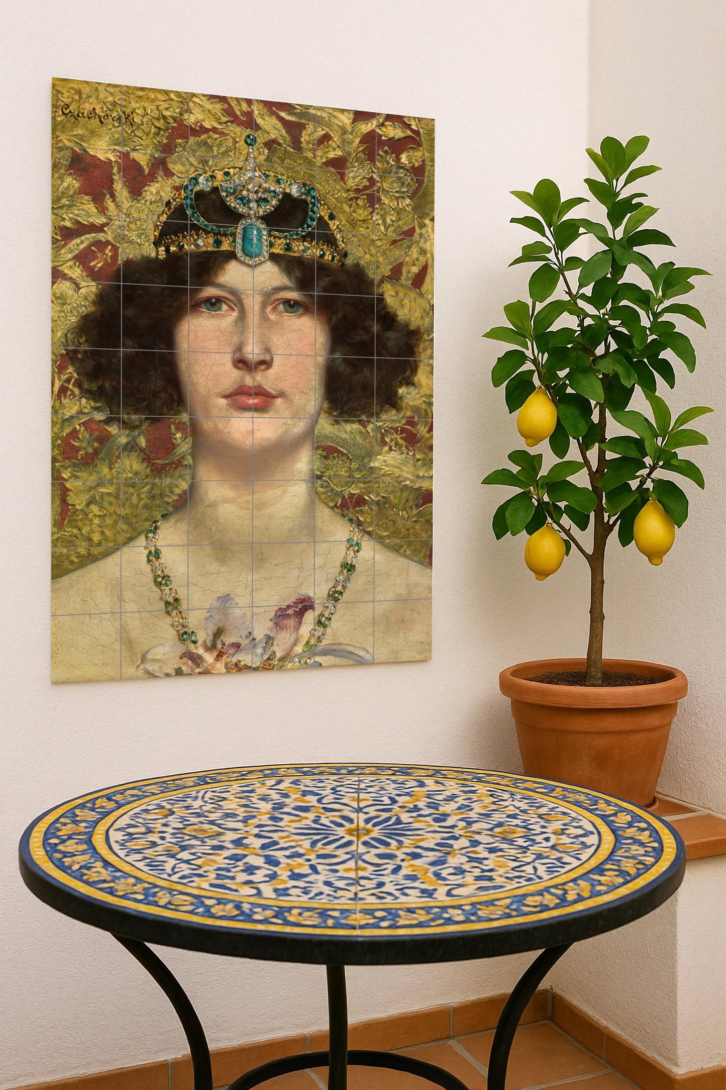 Fresque en Carrelage Cleopatra — Art de Galerie