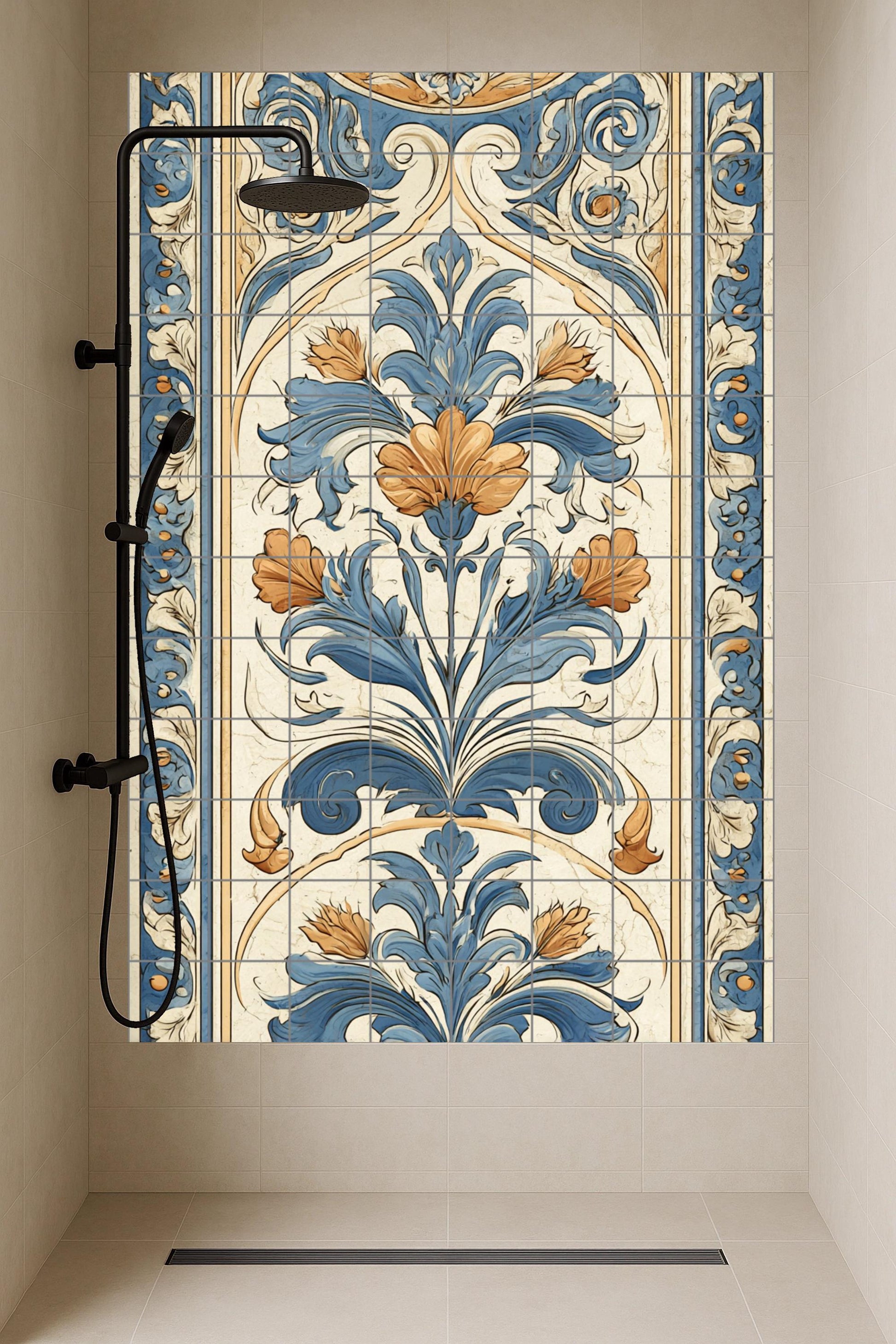 Moscú · Ceramic Wall Mural — Botanical Landscape