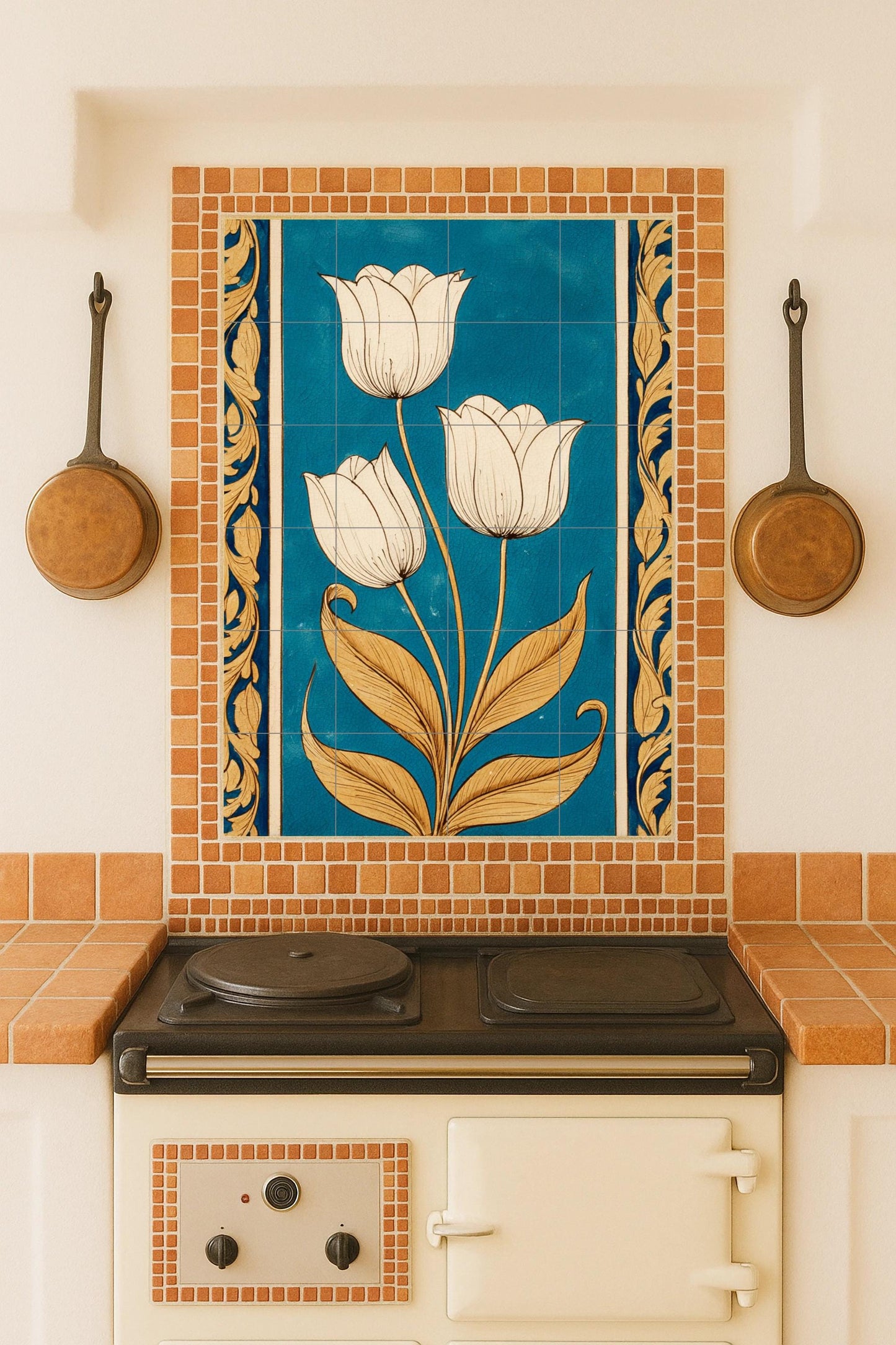 Armonía de Tulipanes Dorados