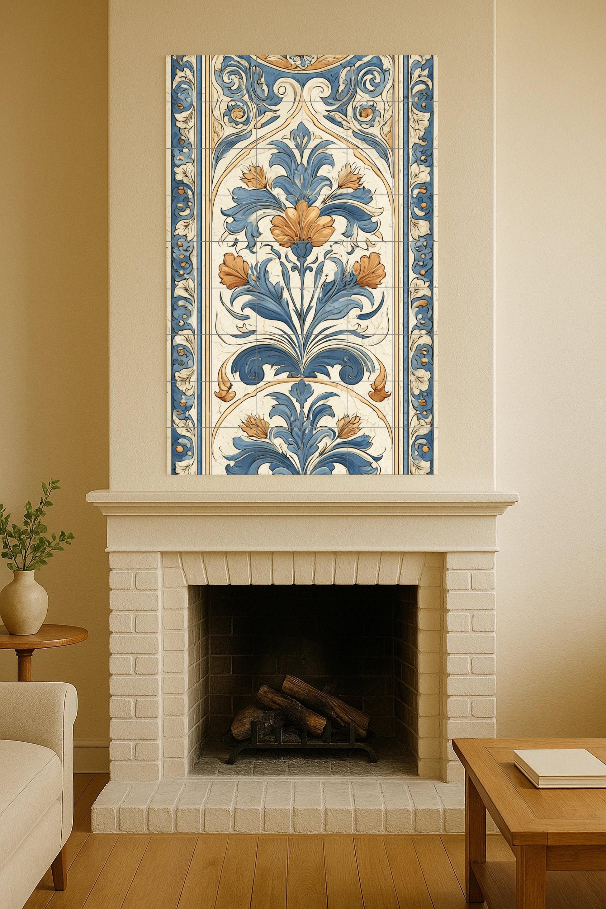 Moscú · Ceramic Wall Mural — Botanical Landscape