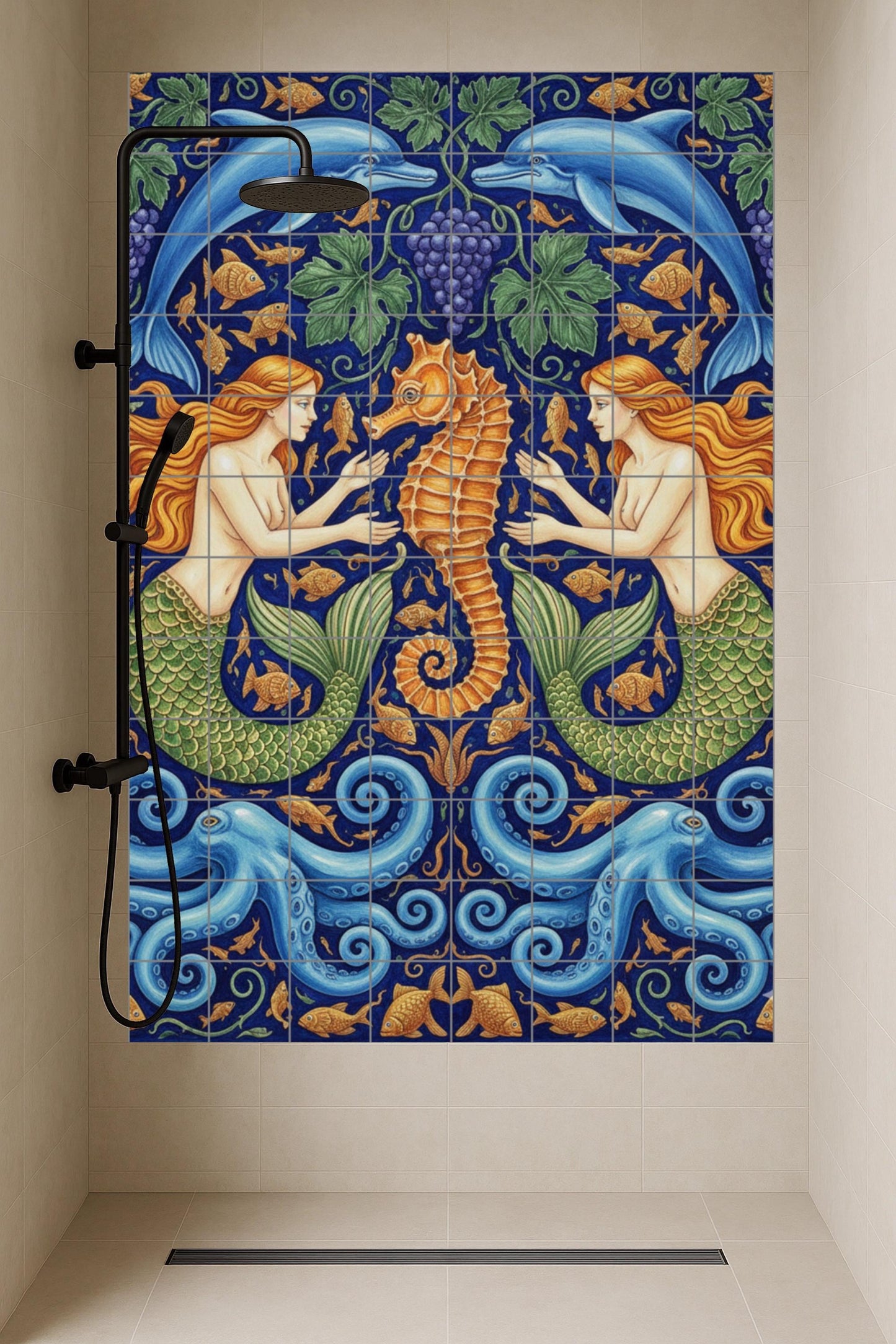 Armonía del Mar — Sirenas, Caballito de Mar, Delfines y Pulpos
