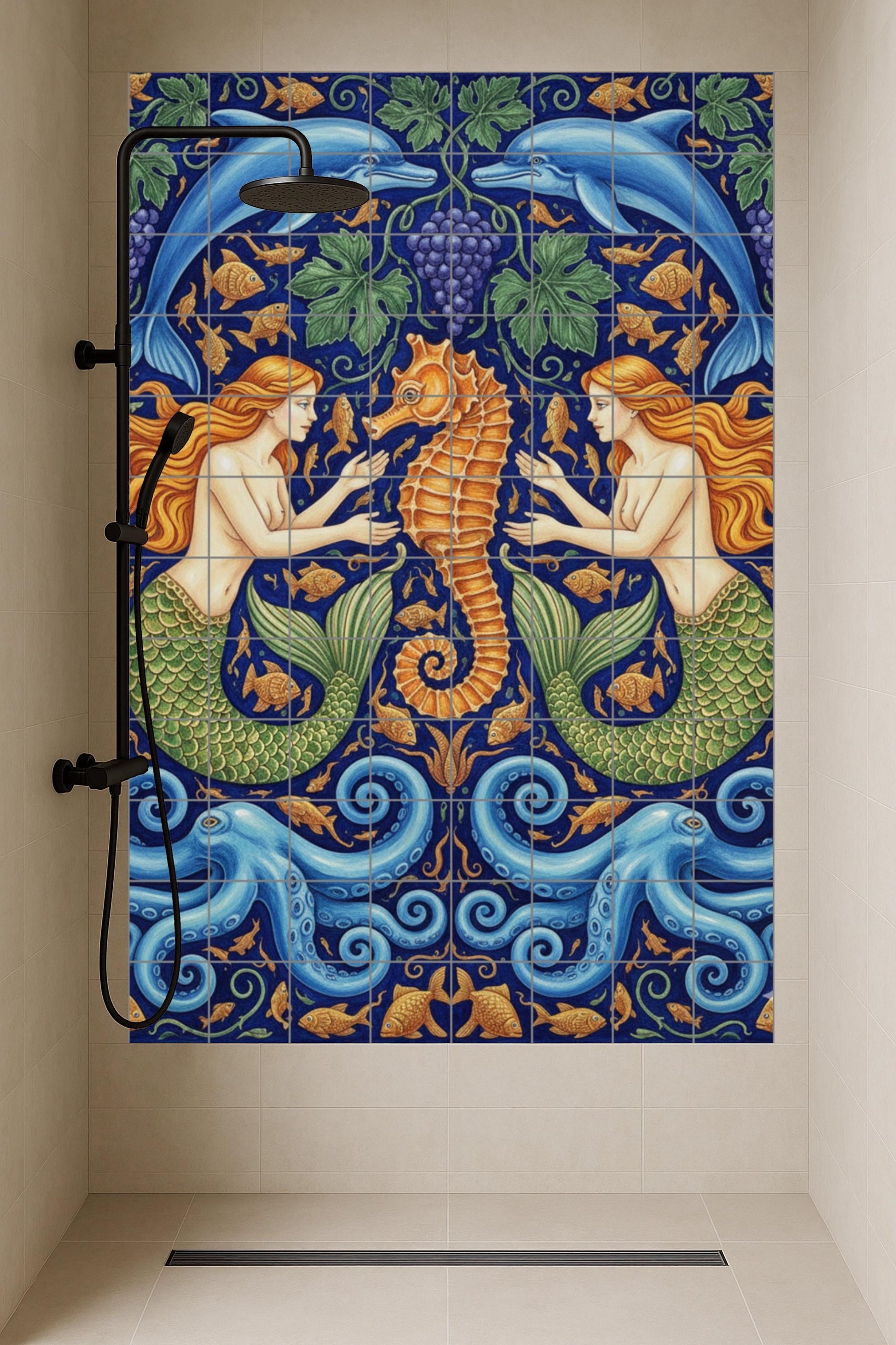 Armonía del Mar — Sirenas, Caballito de Mar, Delfines y Pulpos