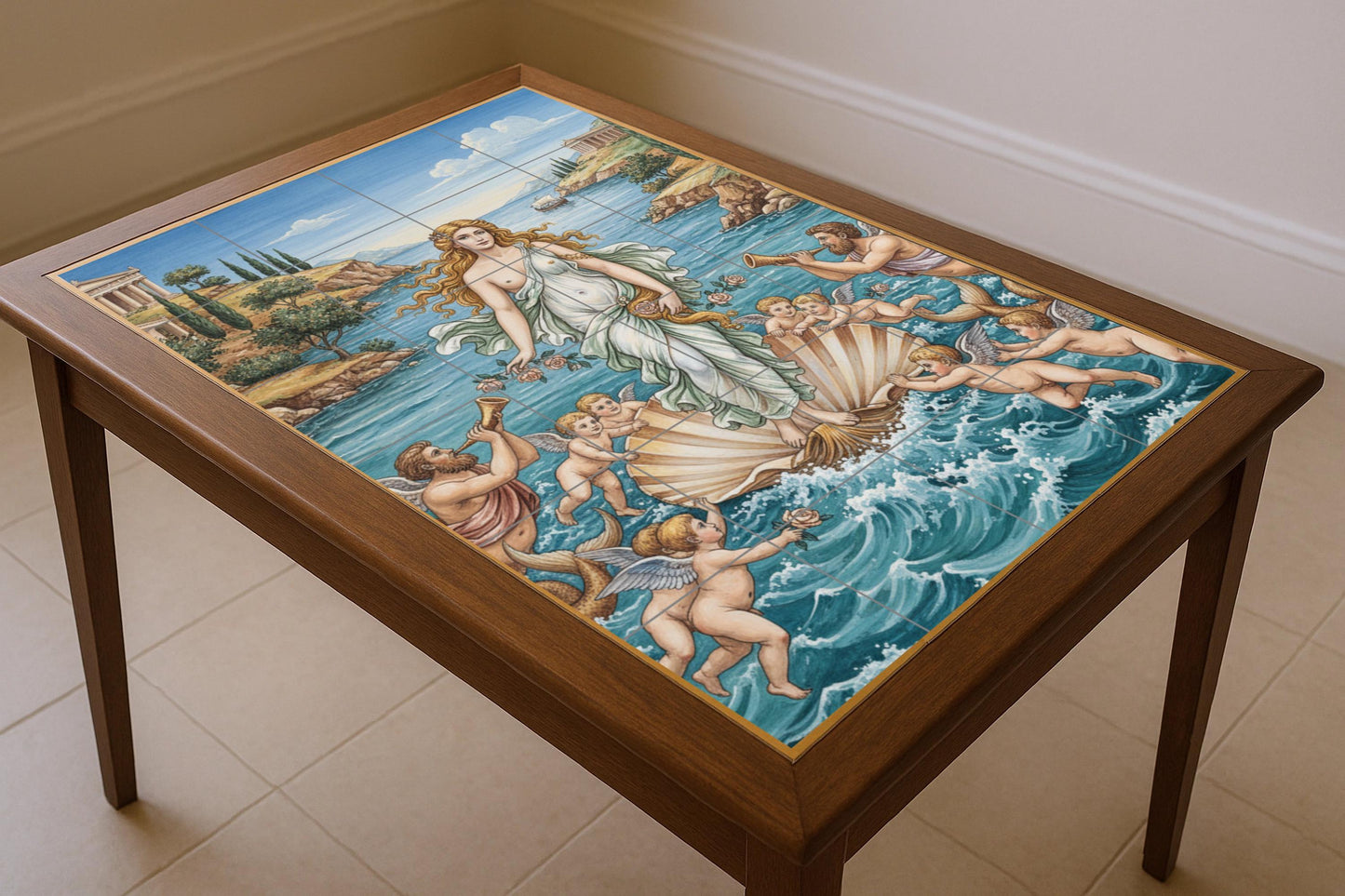 Nacimiento de Afrodita — Légendes et Épopées, Art Mural en Céramique