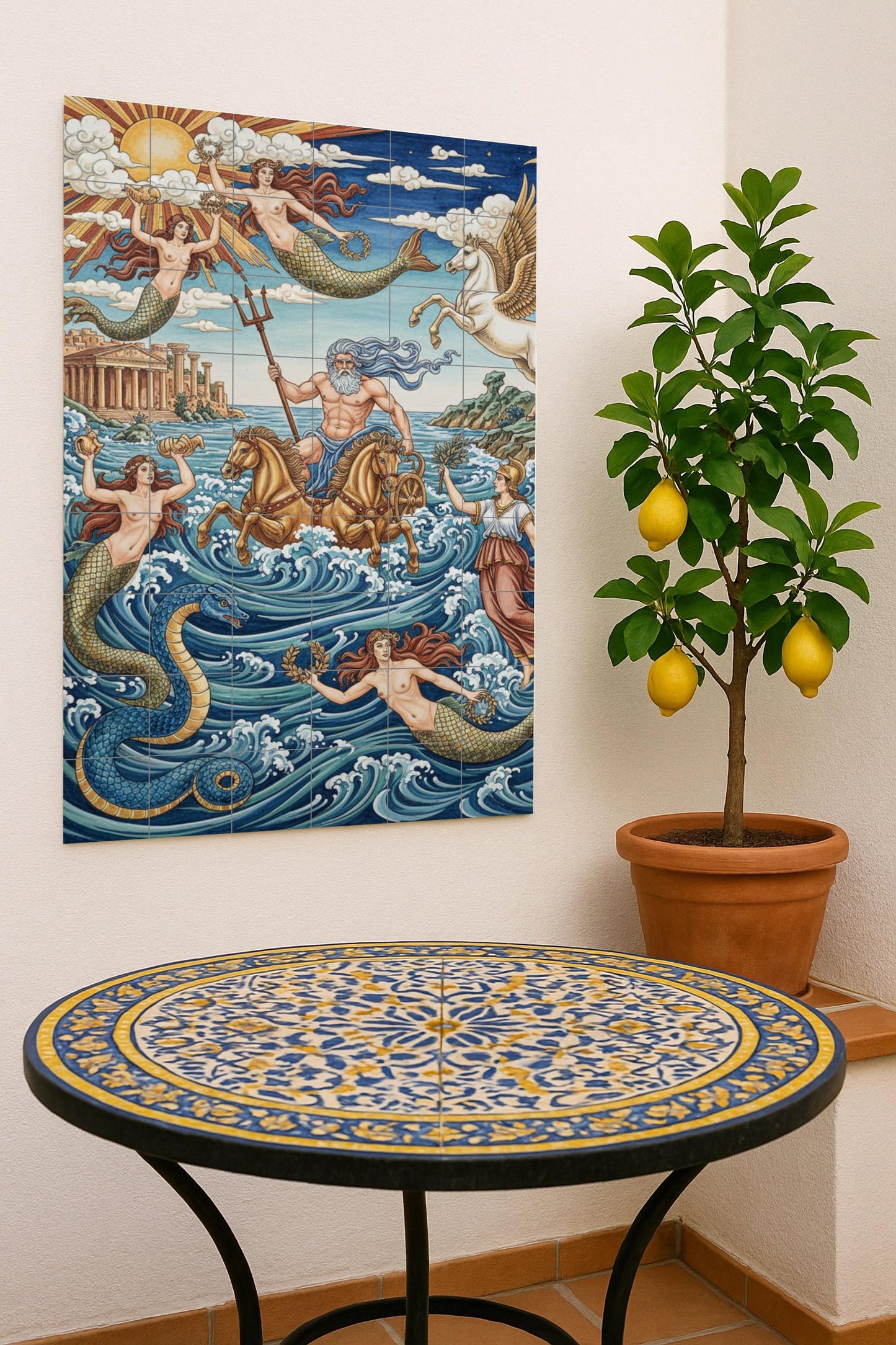 Poseidón y las Ninfas del Mar