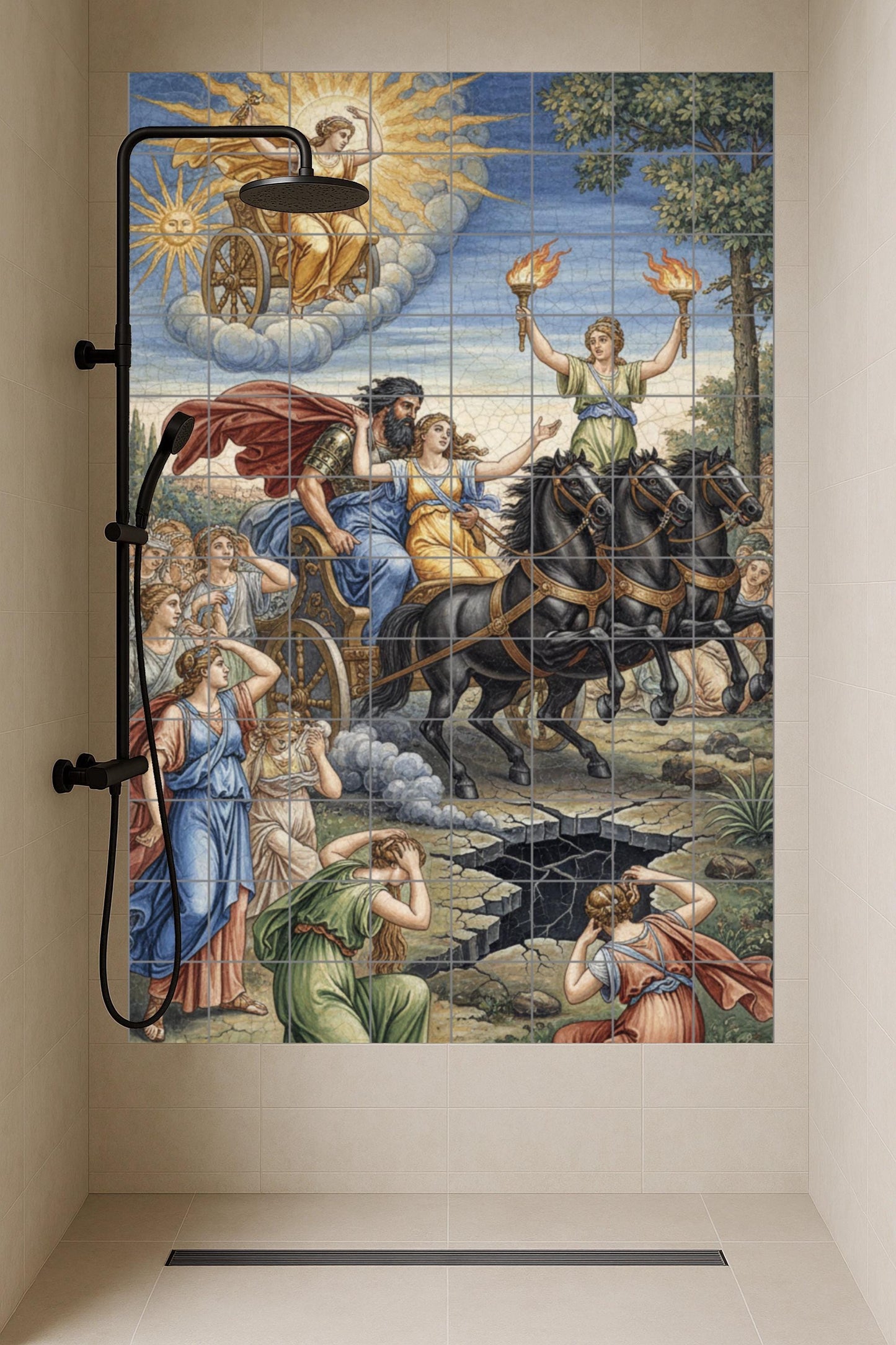 Abduction of Perséfone — Legends & Epic Art · Tile Wall Art