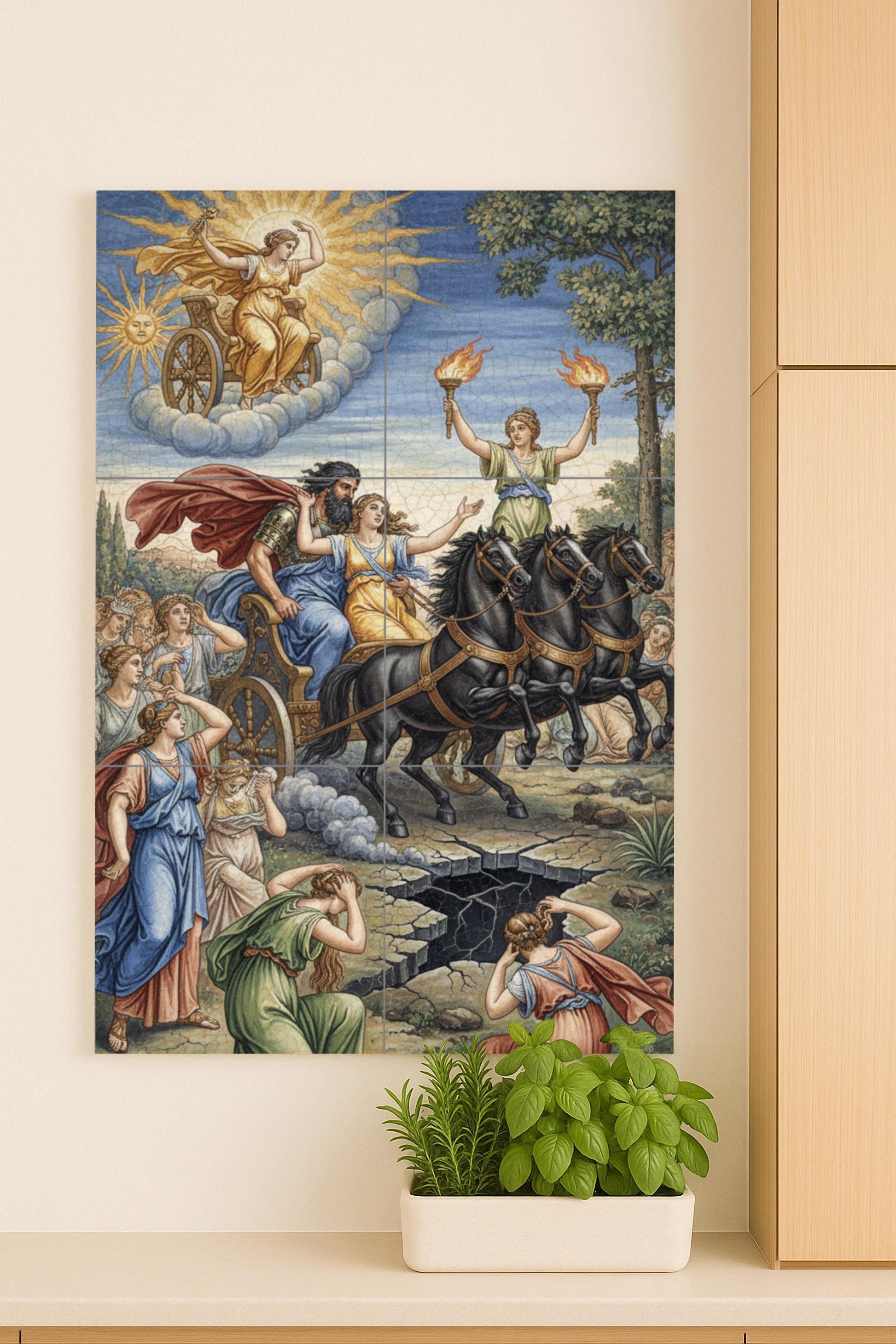 Abduction of Perséfone — Legends & Epic Art · Tile Wall Art