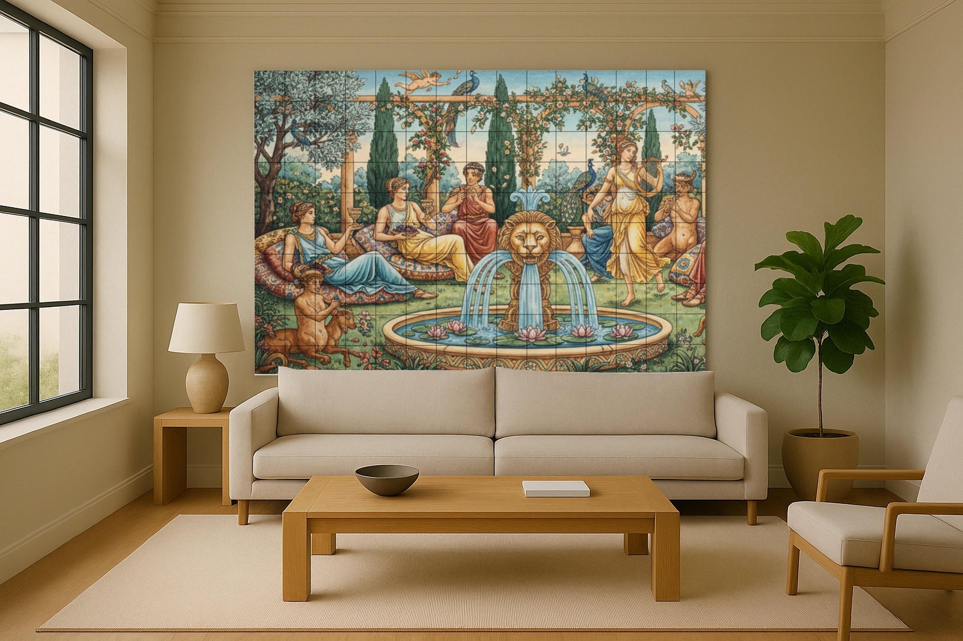 Garden of Dioniso · Ceramic Wall Mural — Legends & Epic Art