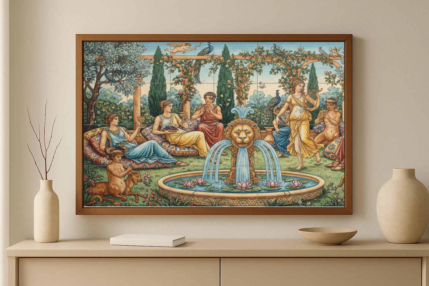 Garden of Dioniso · Ceramic Wall Mural — Legends & Epic Art