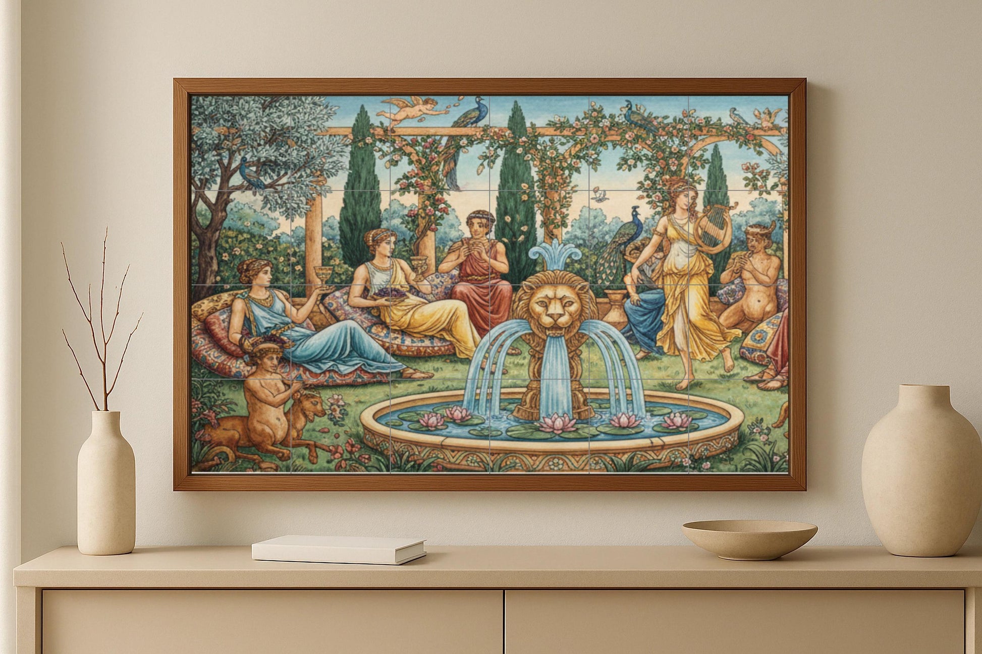 Garden of Dioniso · Ceramic Wall Mural — Legends & Epic Art