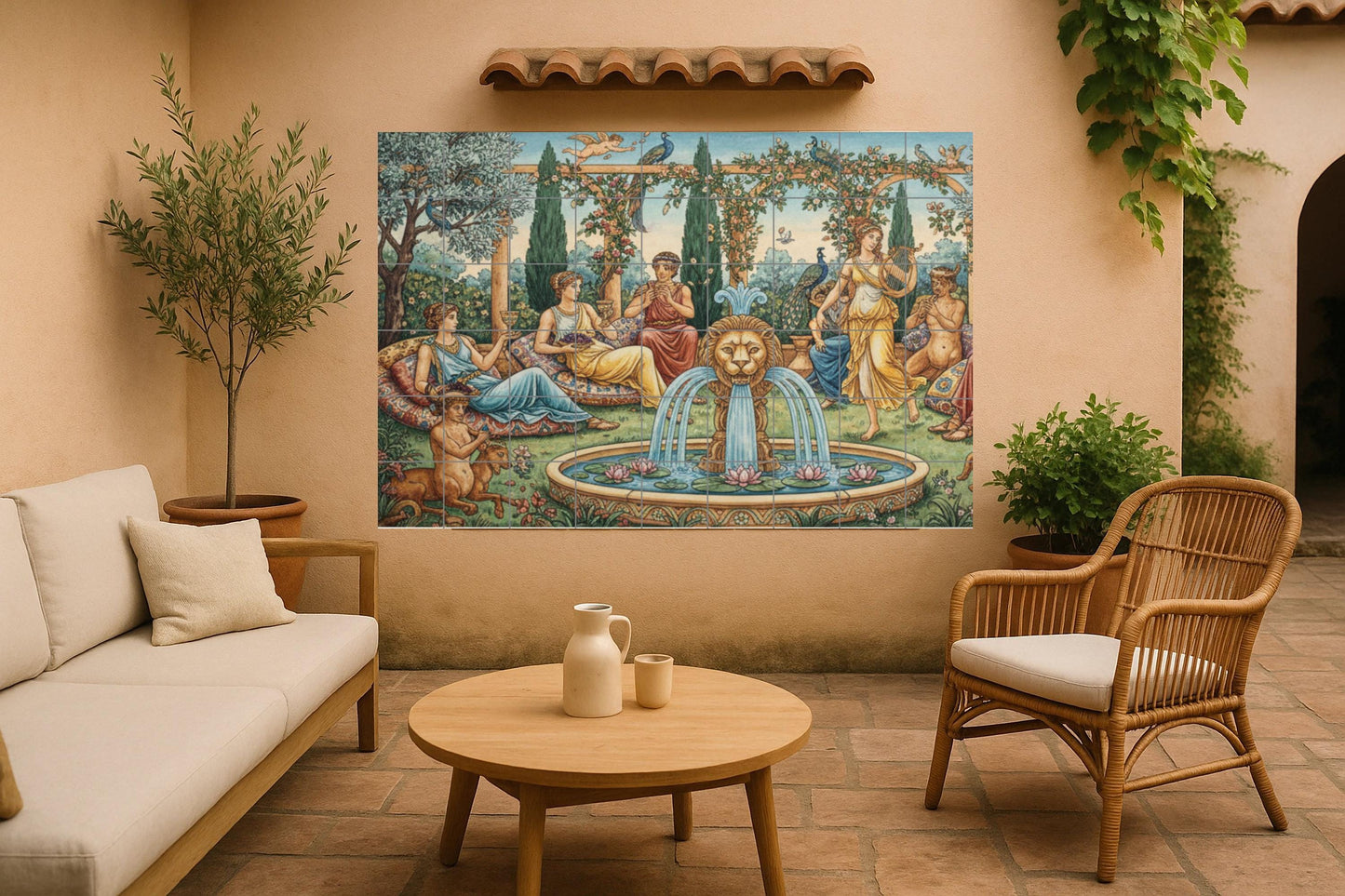 Garden of Dioniso · Ceramic Wall Mural — Legends & Epic Art