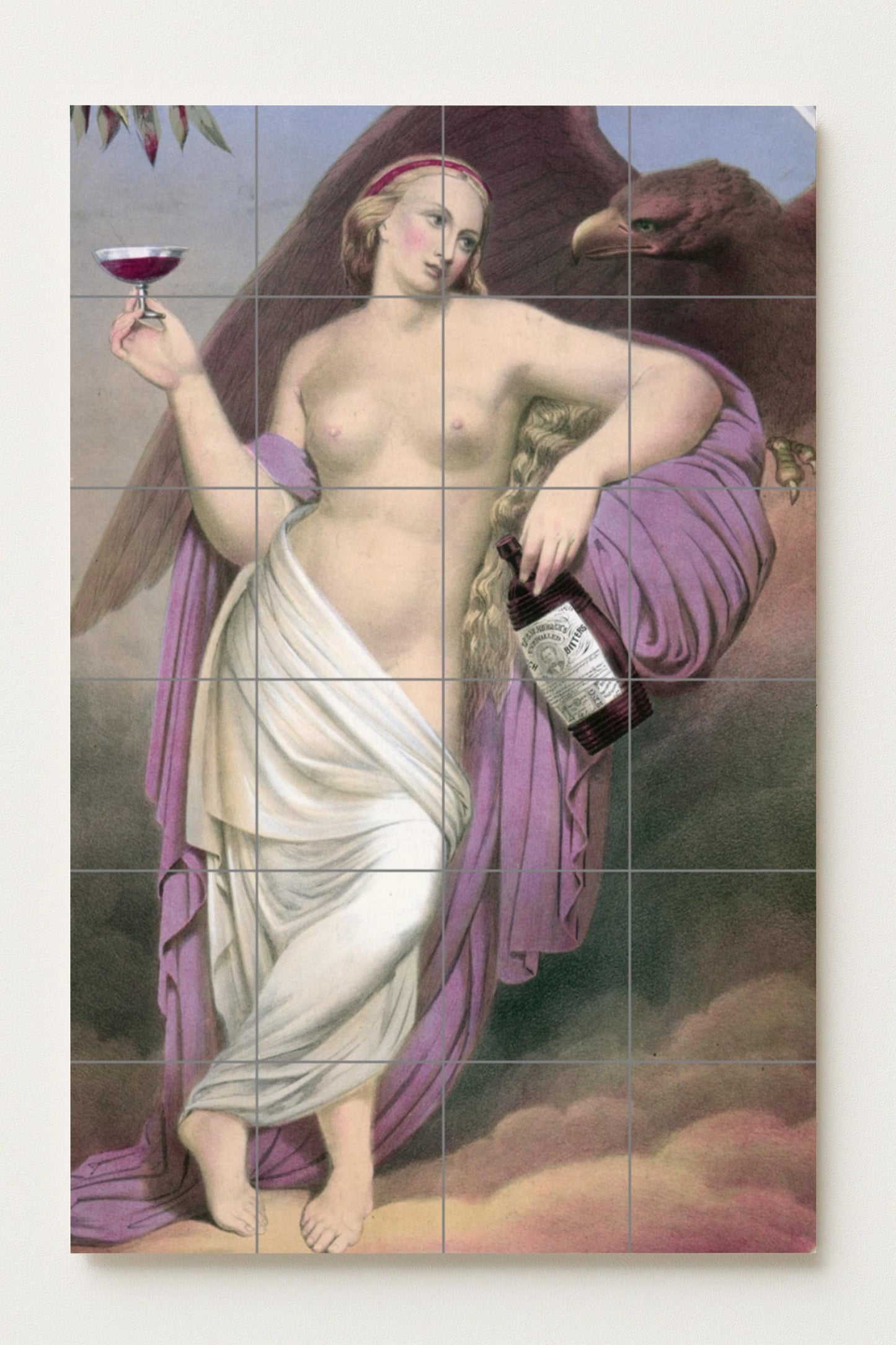 Elegance Mythical — Mythological Scene · Ceramic Tile Mural