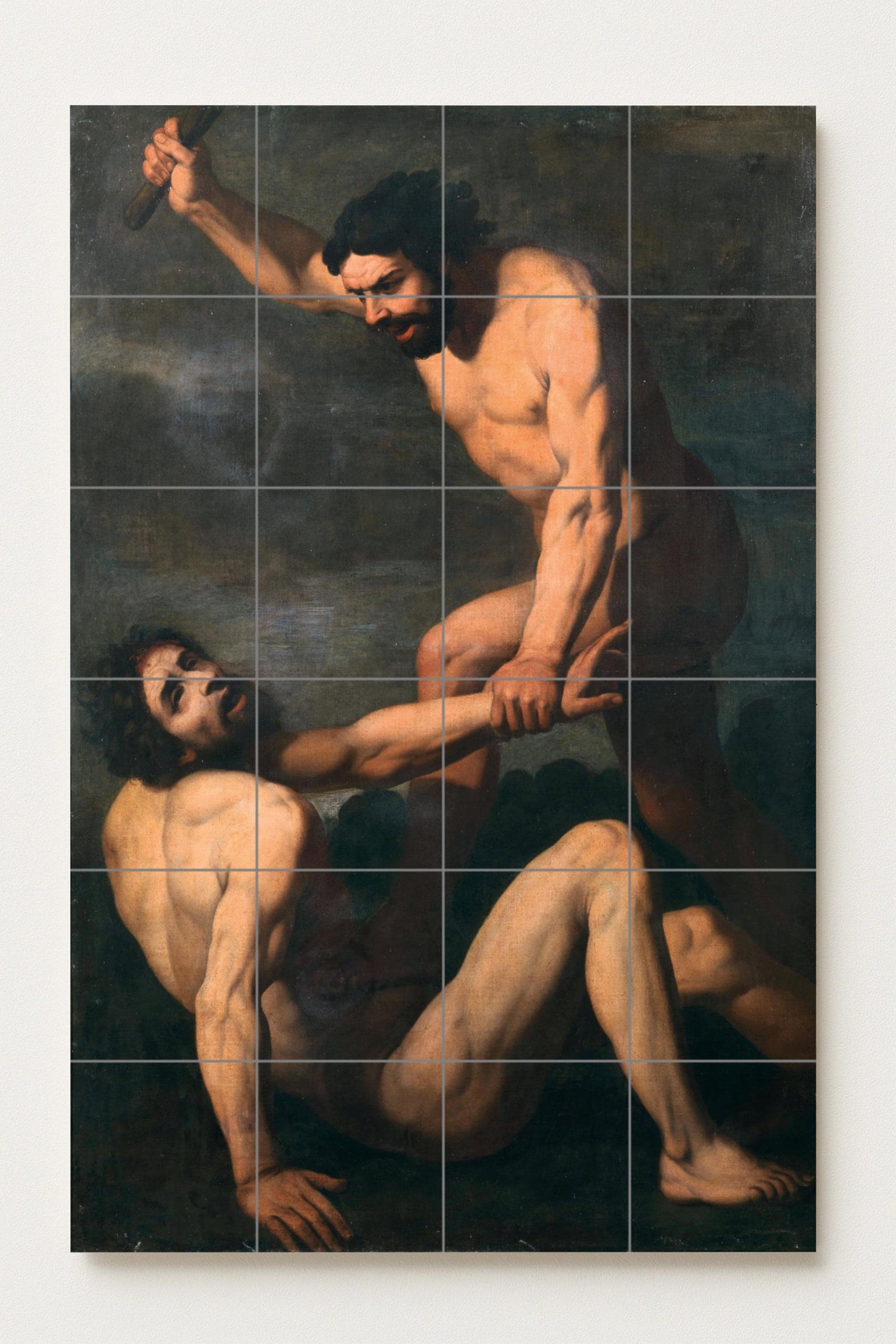 Caín e Abel · Murale Ceramico — Arte Cristiana da Parete