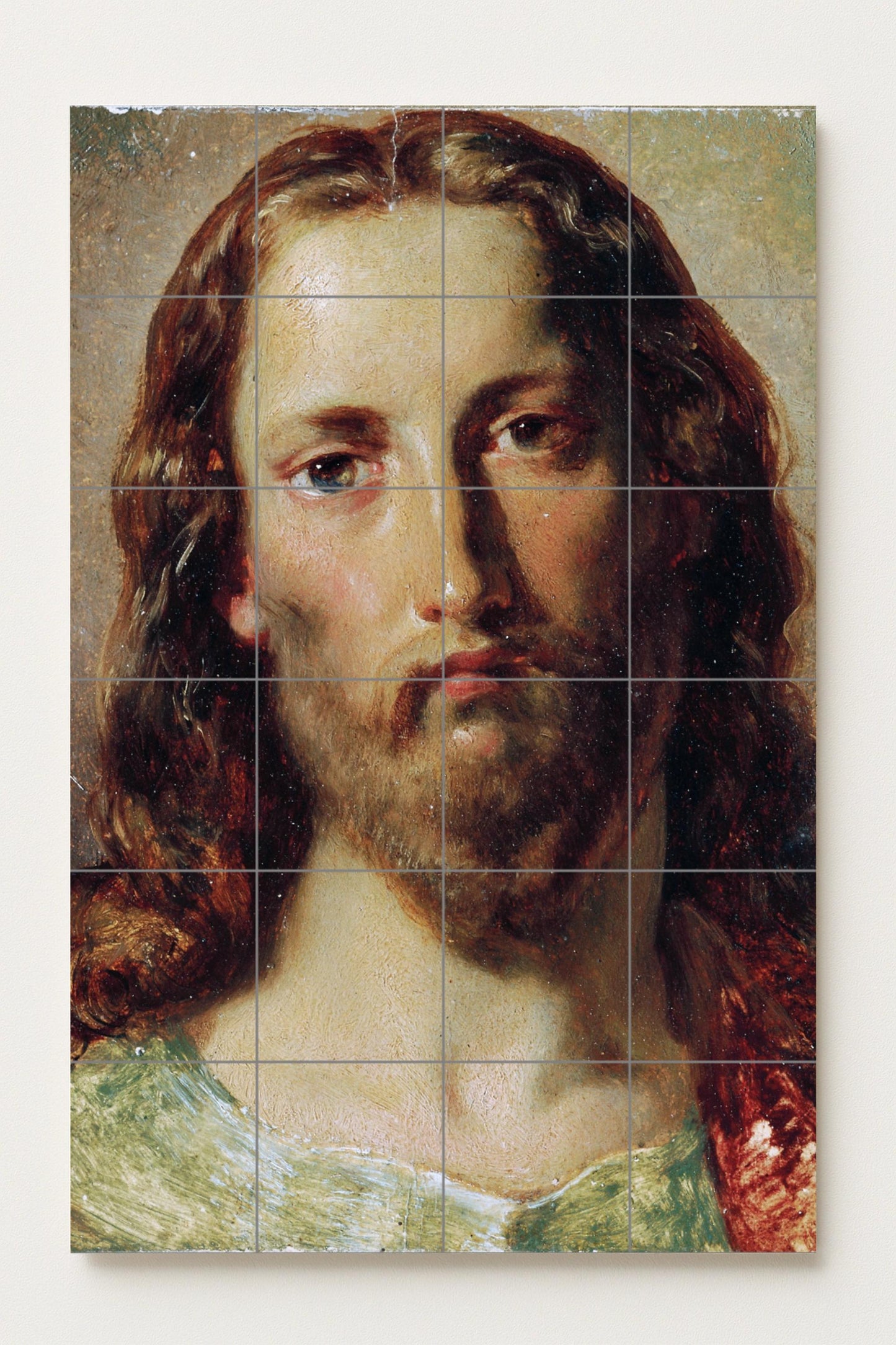 Rostro de Cristo — Cerámica de Jesús en estilo clásico