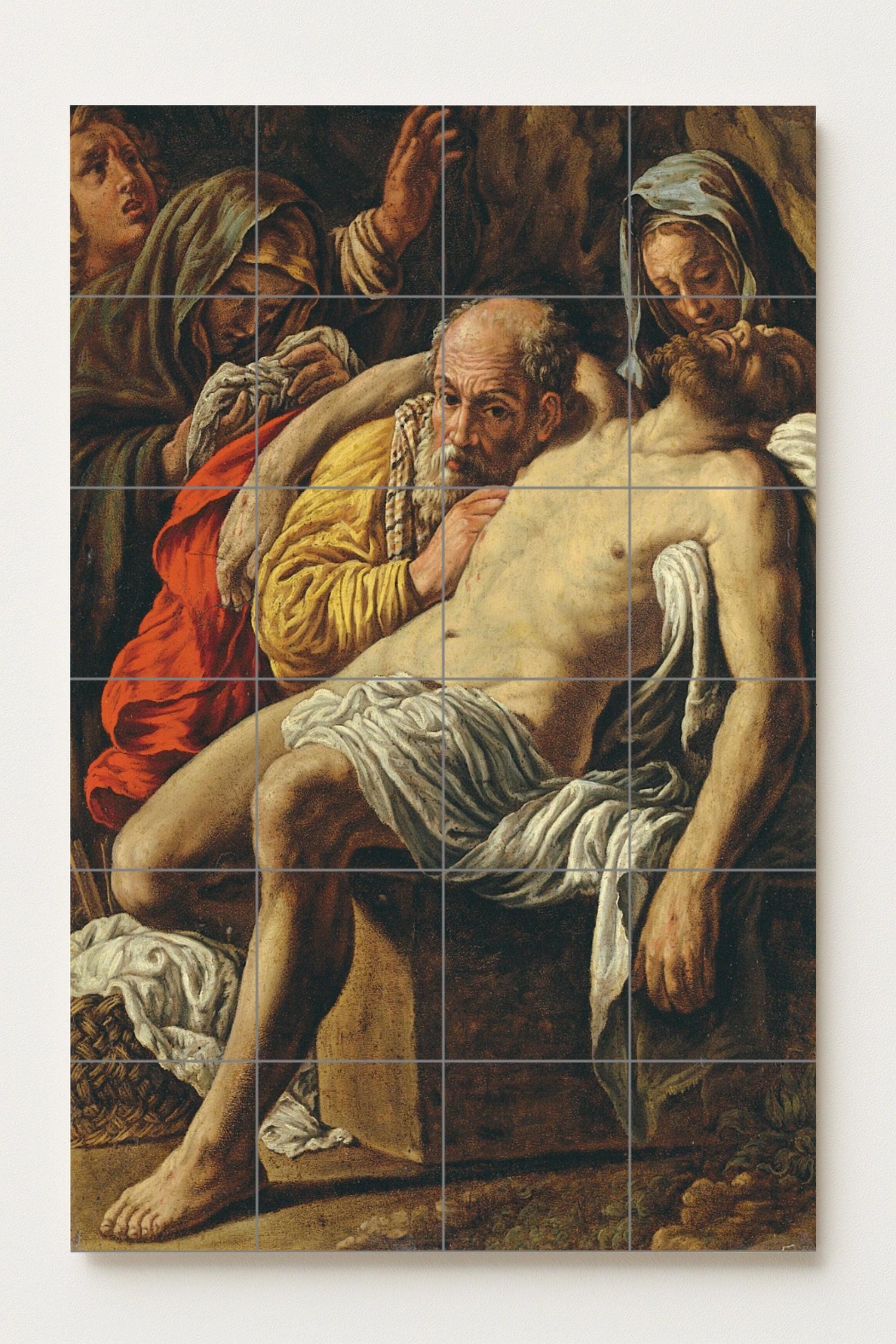 La lamentación sobre Cristo muerto de Andrea Mantegna
