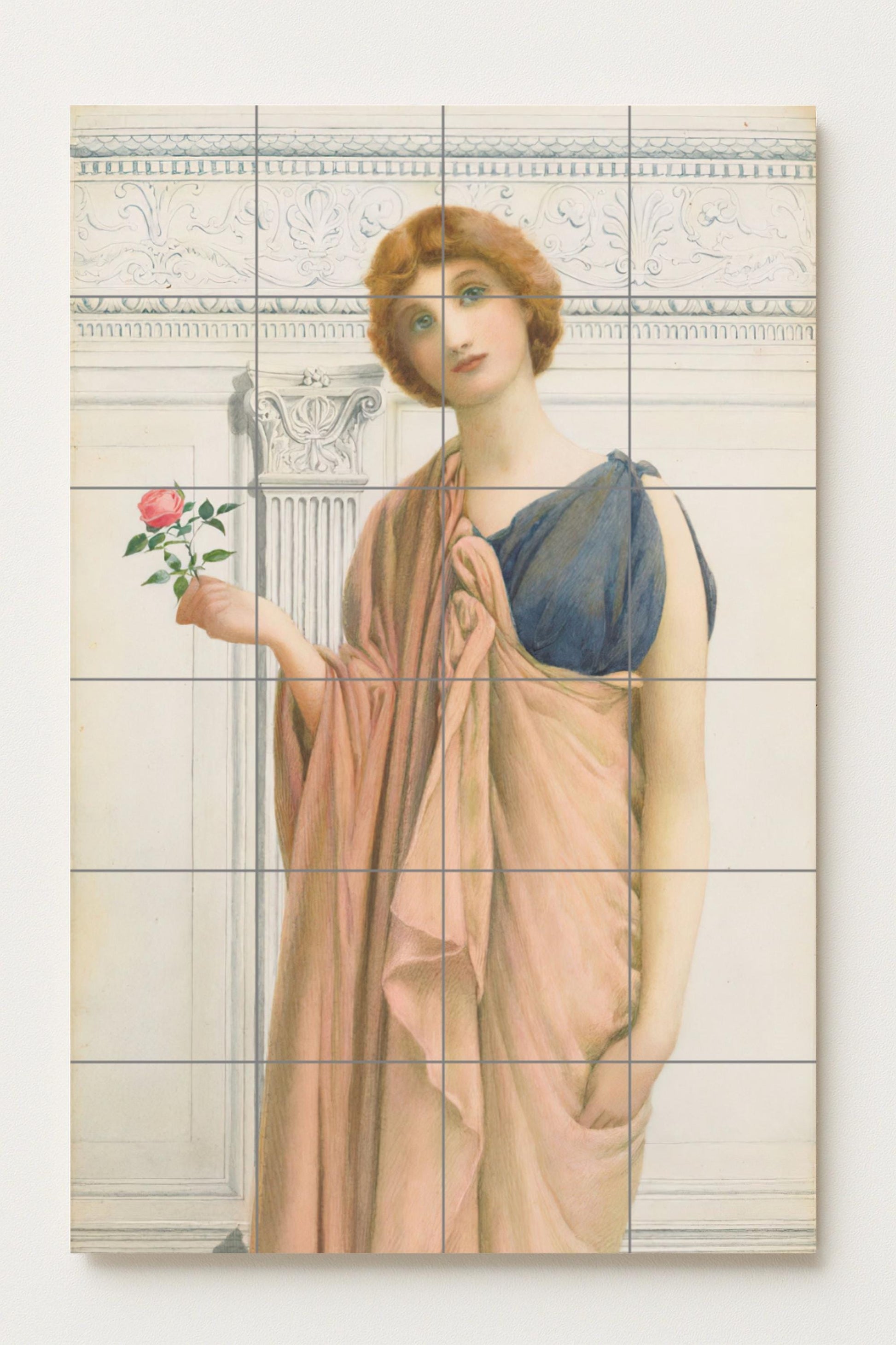 Grace and quietud · Ceramic Wall Mural — Decorative Pattern Mural
