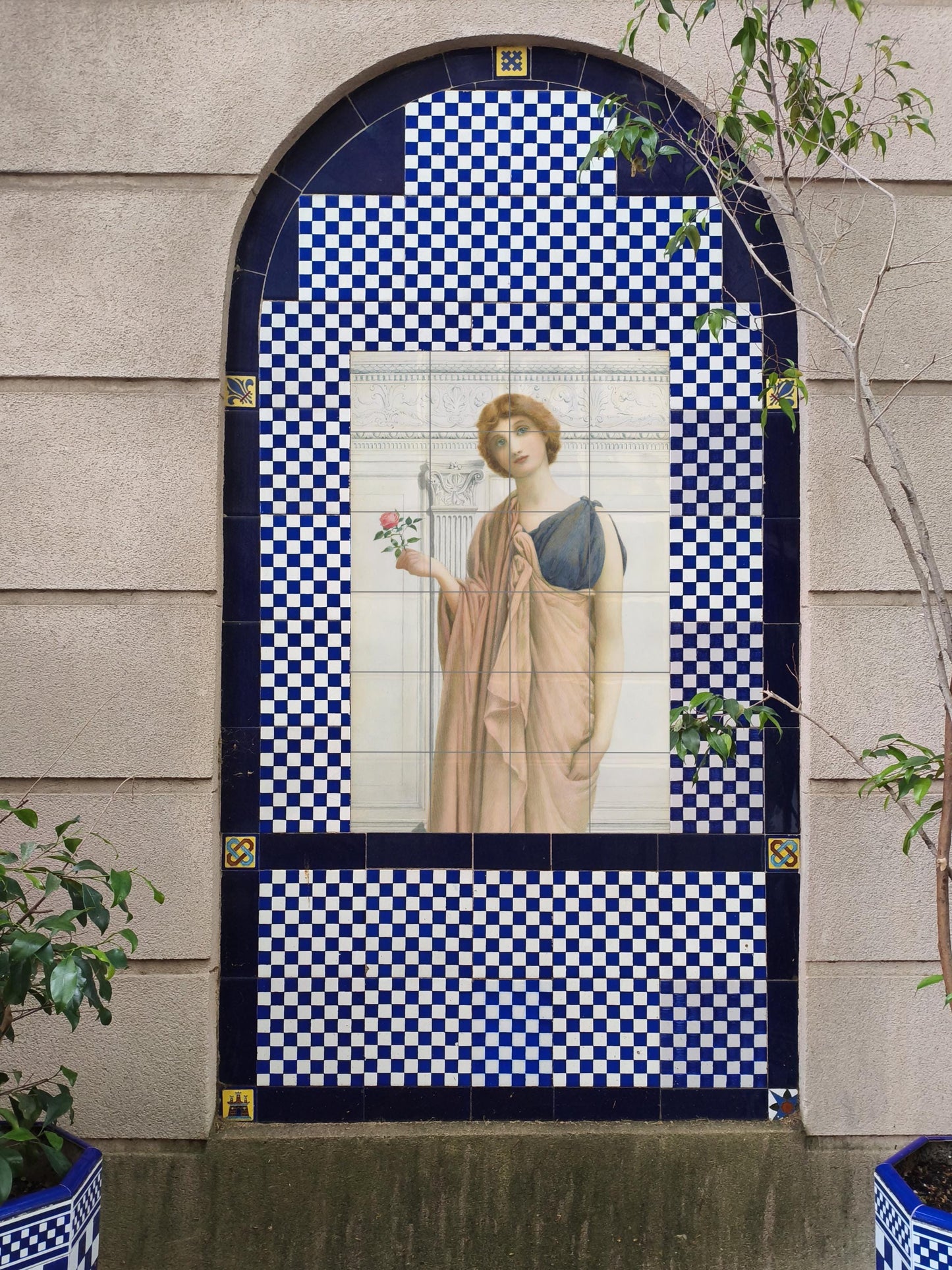 Grace and quietud · Ceramic Wall Mural — Decorative Pattern Mural