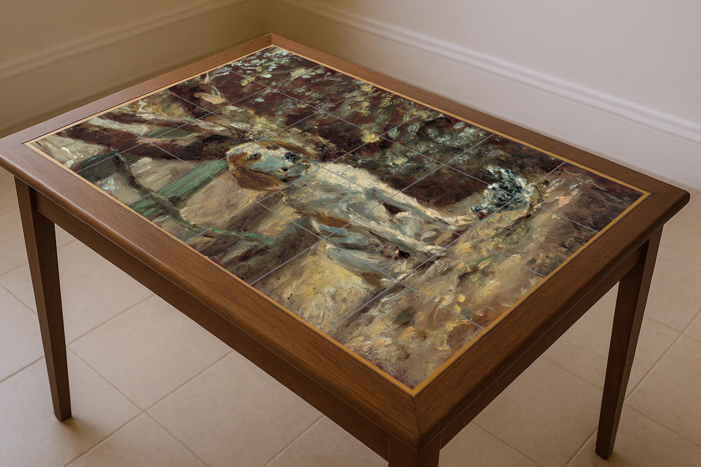 Cane e Uccello — Arte di Animali e Uccelli, Arte da Parete in Ceramica