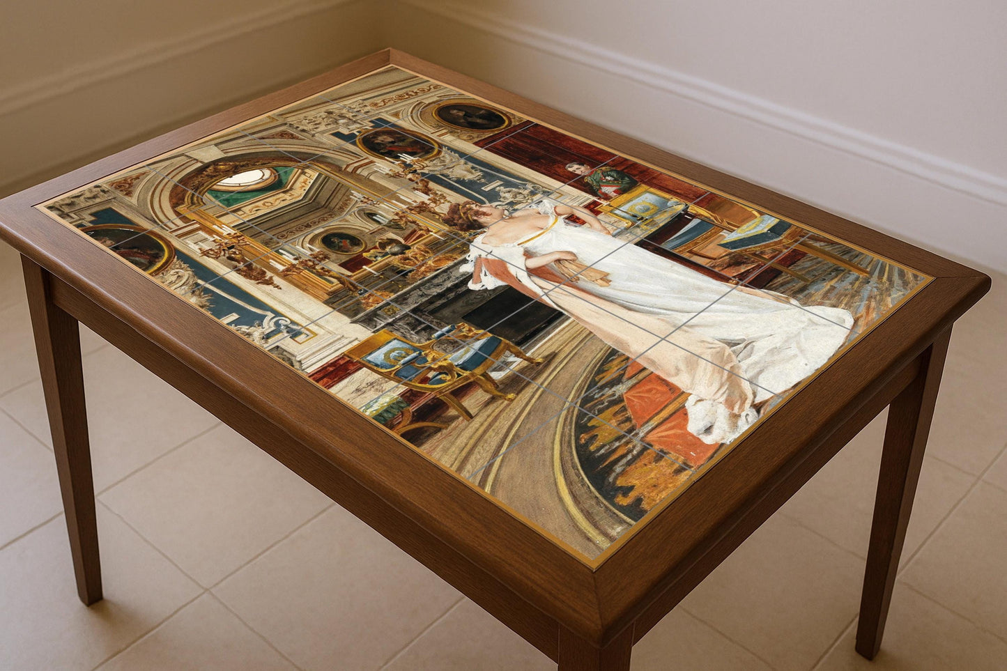 Napoleón und Josefina — Museums-Reproduktion, Wandkunst aus Keramikfliesen