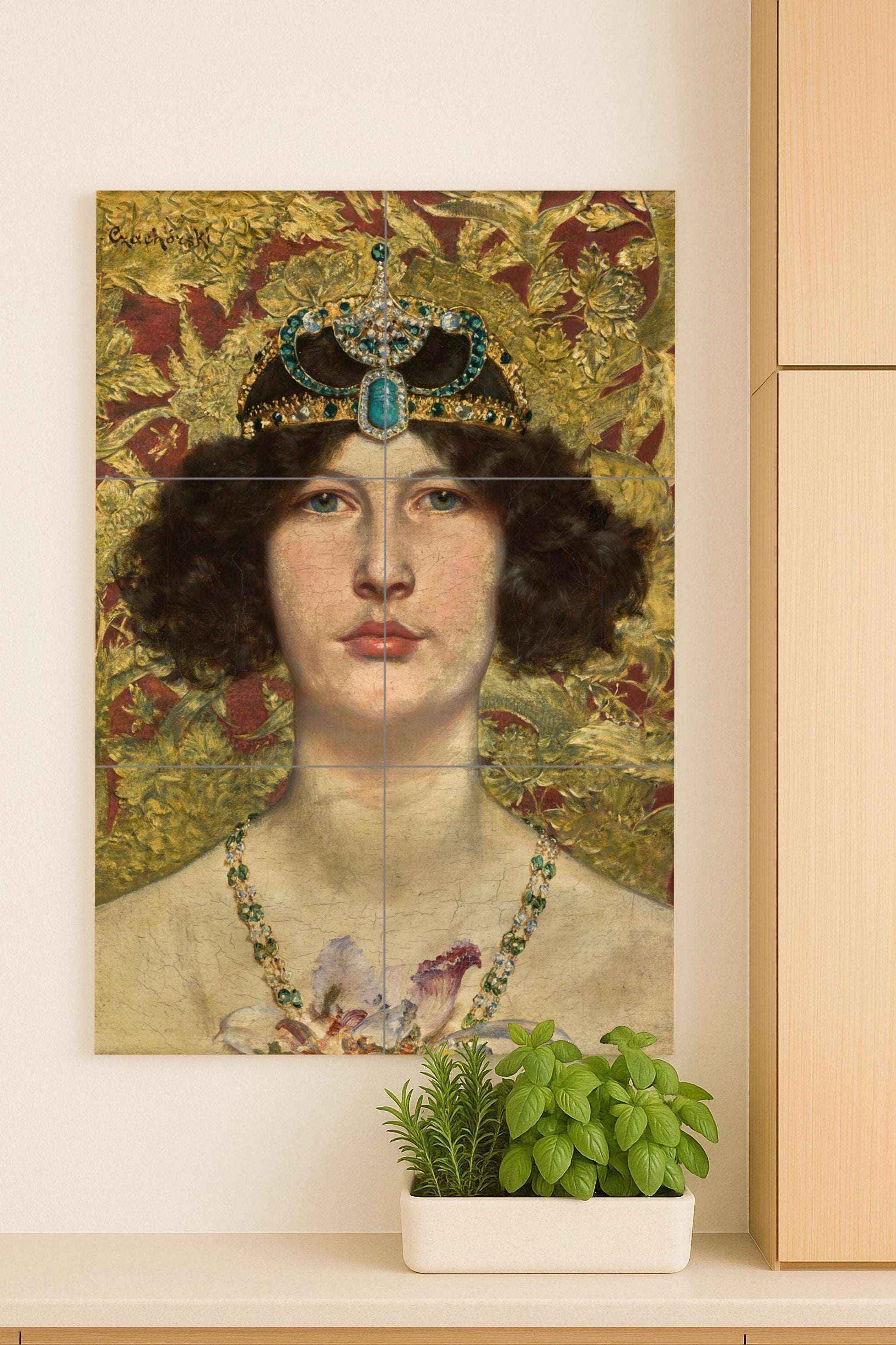 Fresque en Carrelage Cleopatra — Art de Galerie